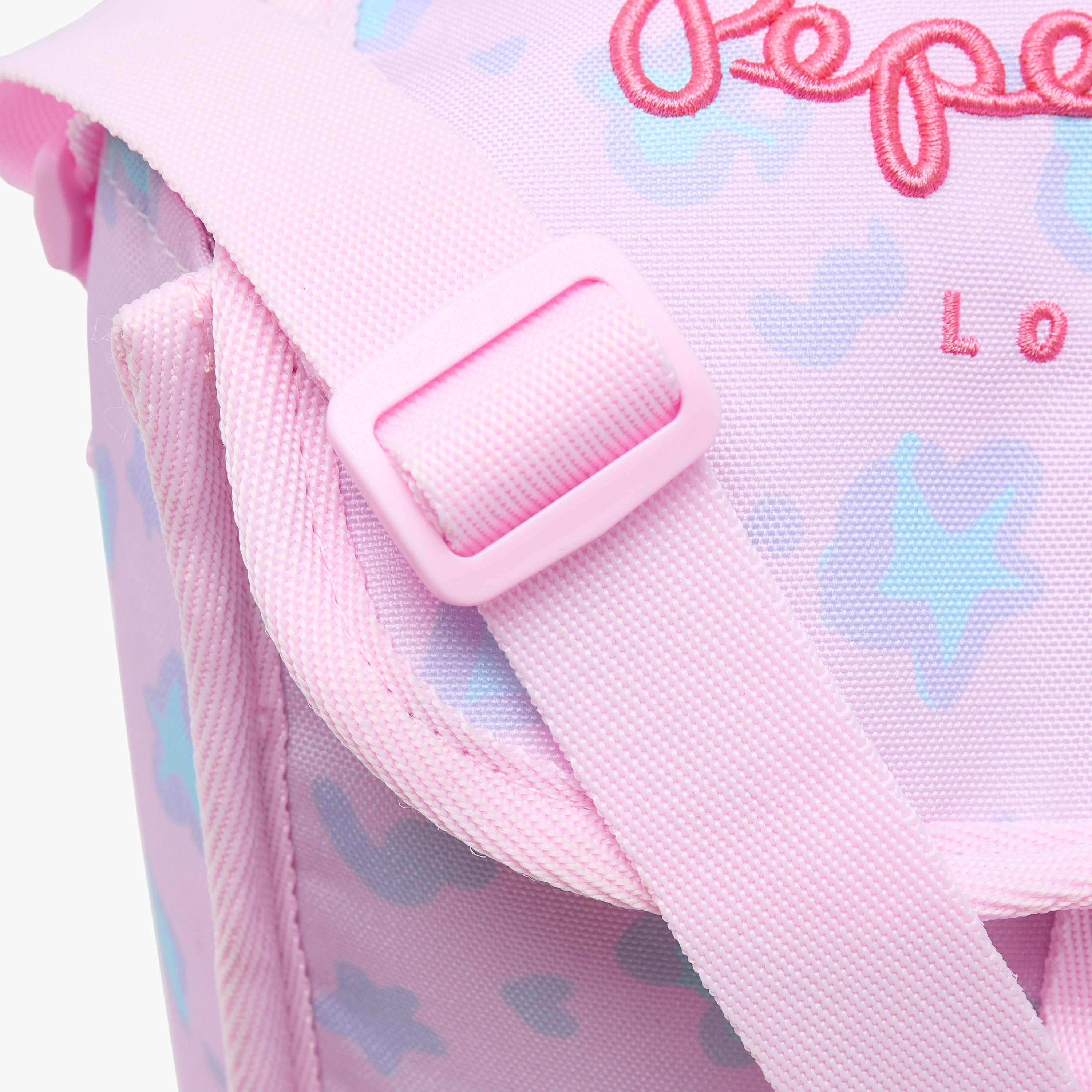 Pepe Jeans Printed Lunch Bag for Girls 8-13 Years with Buckle Closure-school-lunchessentials-lunchbags-image-5