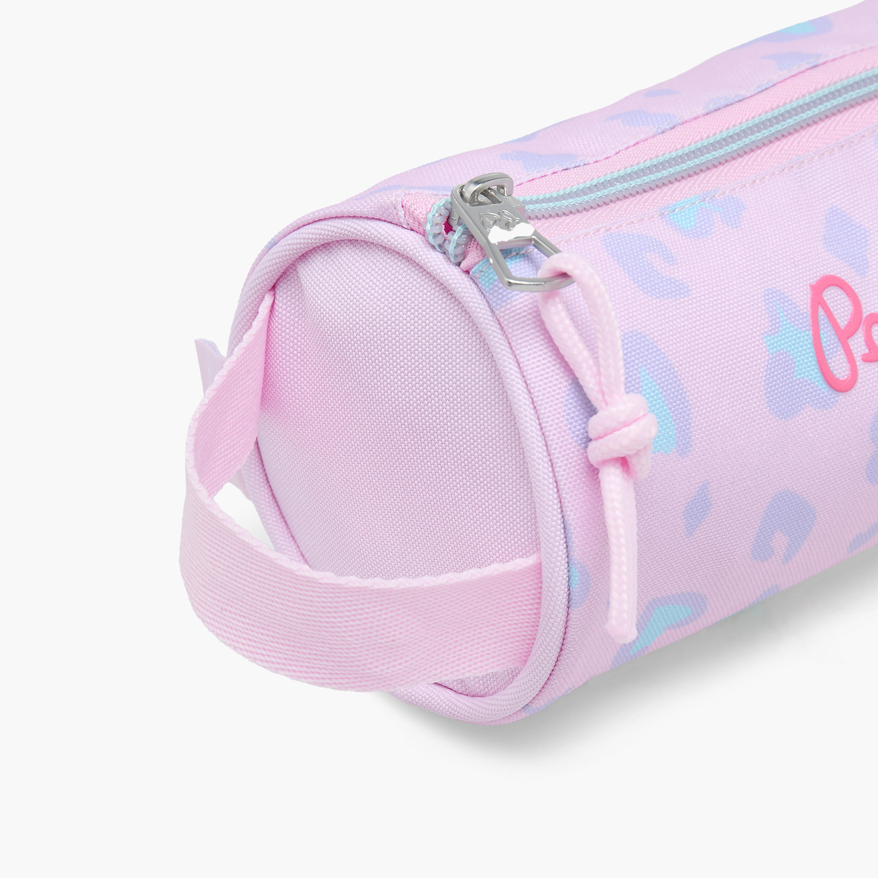 Pepe Jeans Printed Pencil Pouch with Zip Closure-school-stationery-pencilcases-image-4