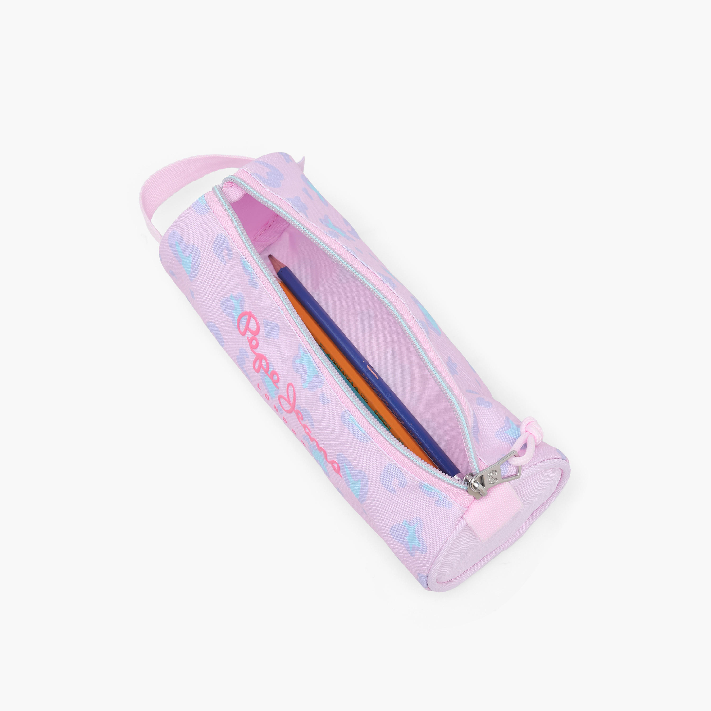Pepe Jeans Printed Pencil Pouch with Zip Closure-school-stationery-pencilcases-image-6