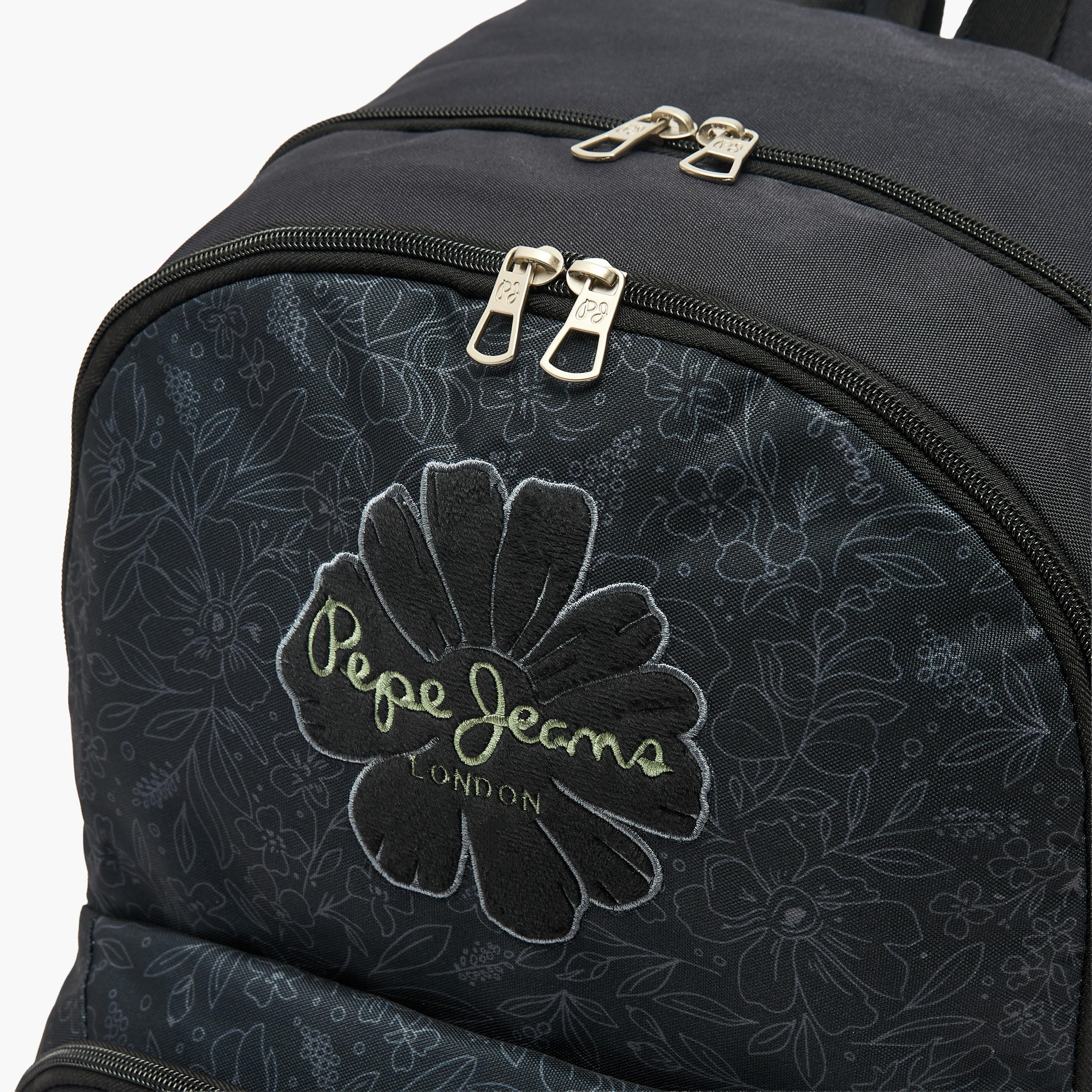 Pepe Jeans Eloise Printed Backpack for Girls 8-13 Years with Adjustable Shoulder Straps - 18 inches-school-bagsandbackpacks-backpacks-image-4