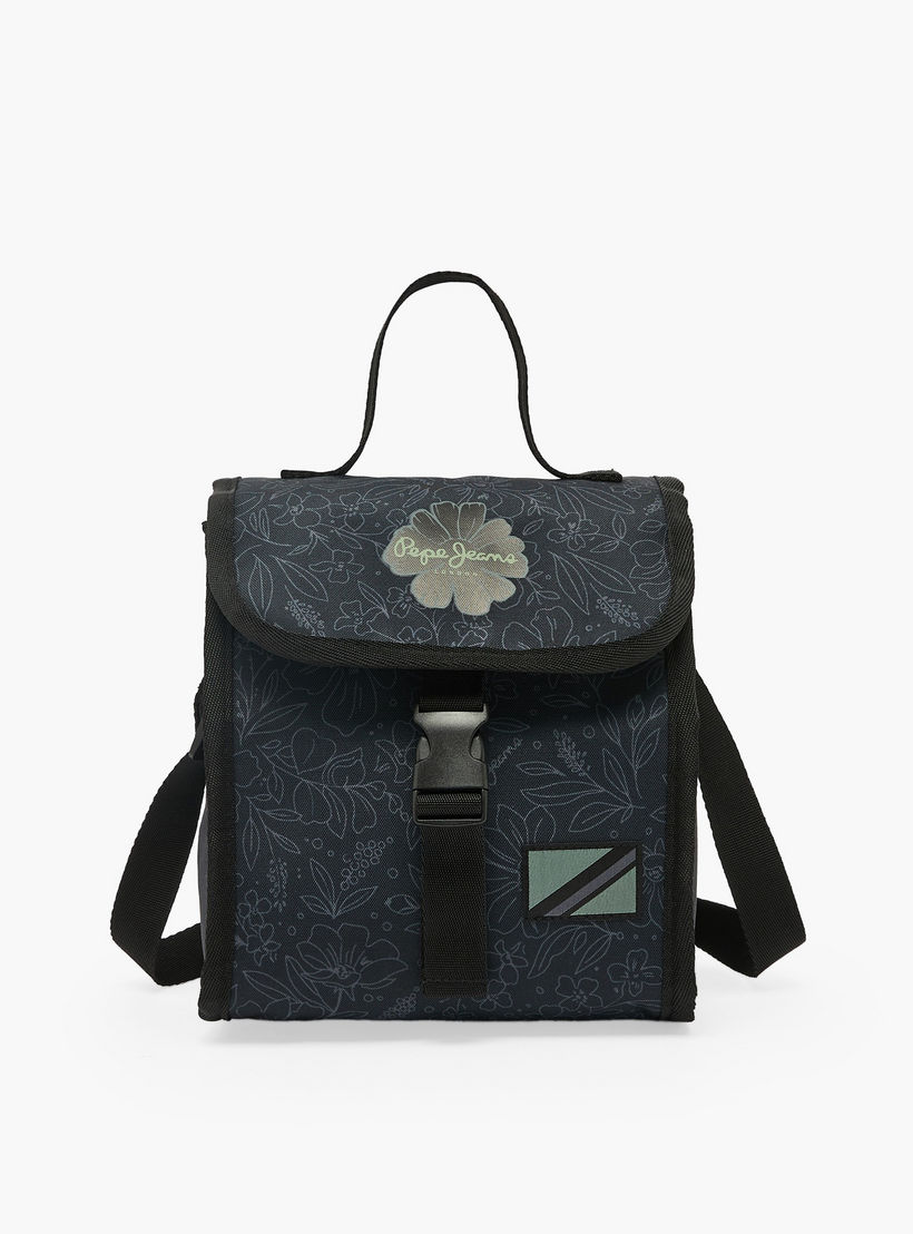 Pepe Jeans Eloise Lunch Bag for Girls 8-13 Years with Floral Print-school-lunchessentials-lunchbags-image-1