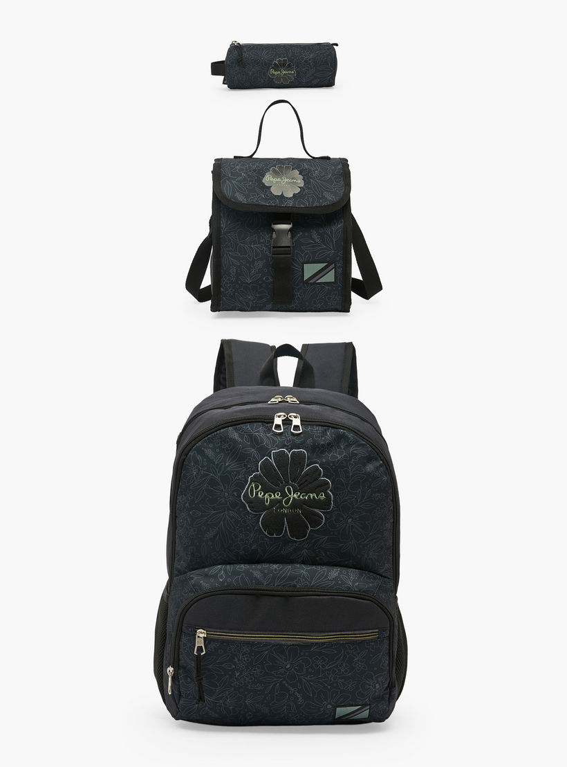 Pepe Jeans Eloise Lunch Bag for Girls 8-13 Years with Floral Print-school-lunchessentials-lunchbags-image-8