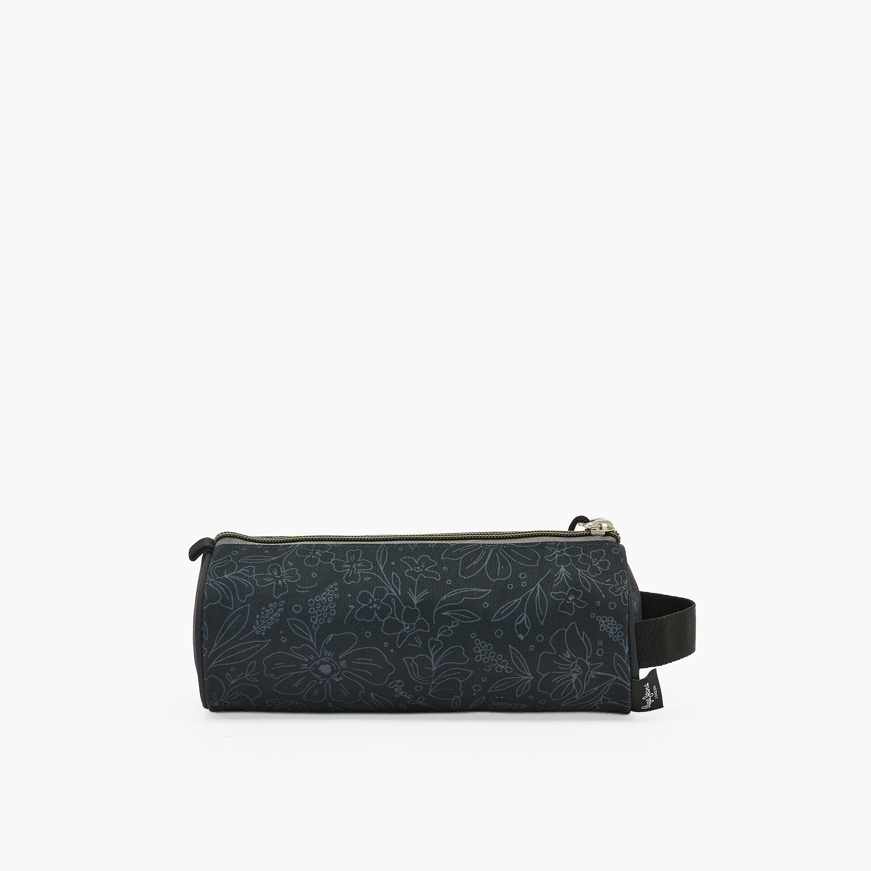Pepe Jeans Eloise Floral Print Pencil Pouch with Zip Closure-school-stationery-pencilcases-image-3