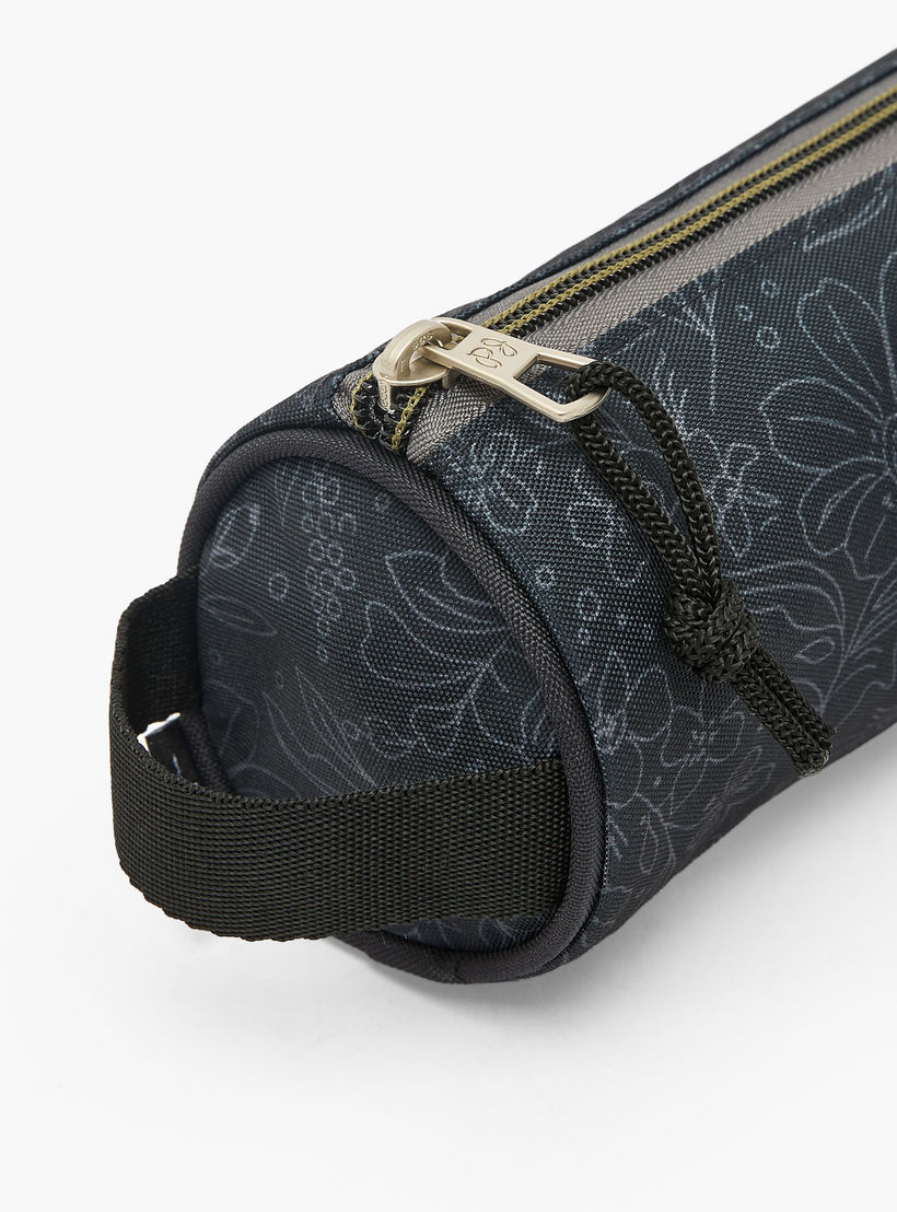 Pepe Jeans Eloise Floral Print Pencil Pouch with Zip Closure-school-stationery-pencilcases-image-5