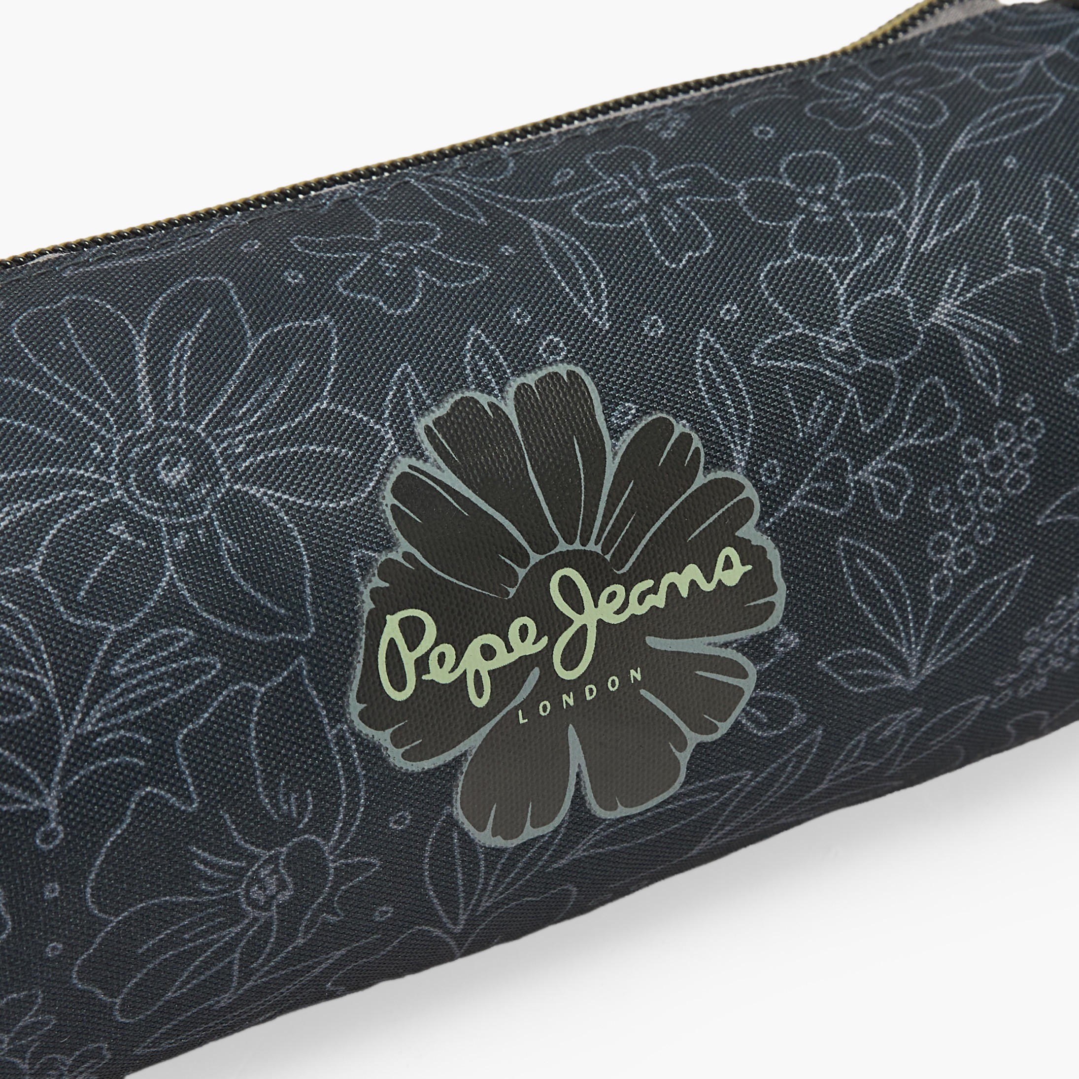 Pepe Jeans Eloise Floral Print Pencil Pouch with Zip Closure-school-stationery-pencilcases-image-6