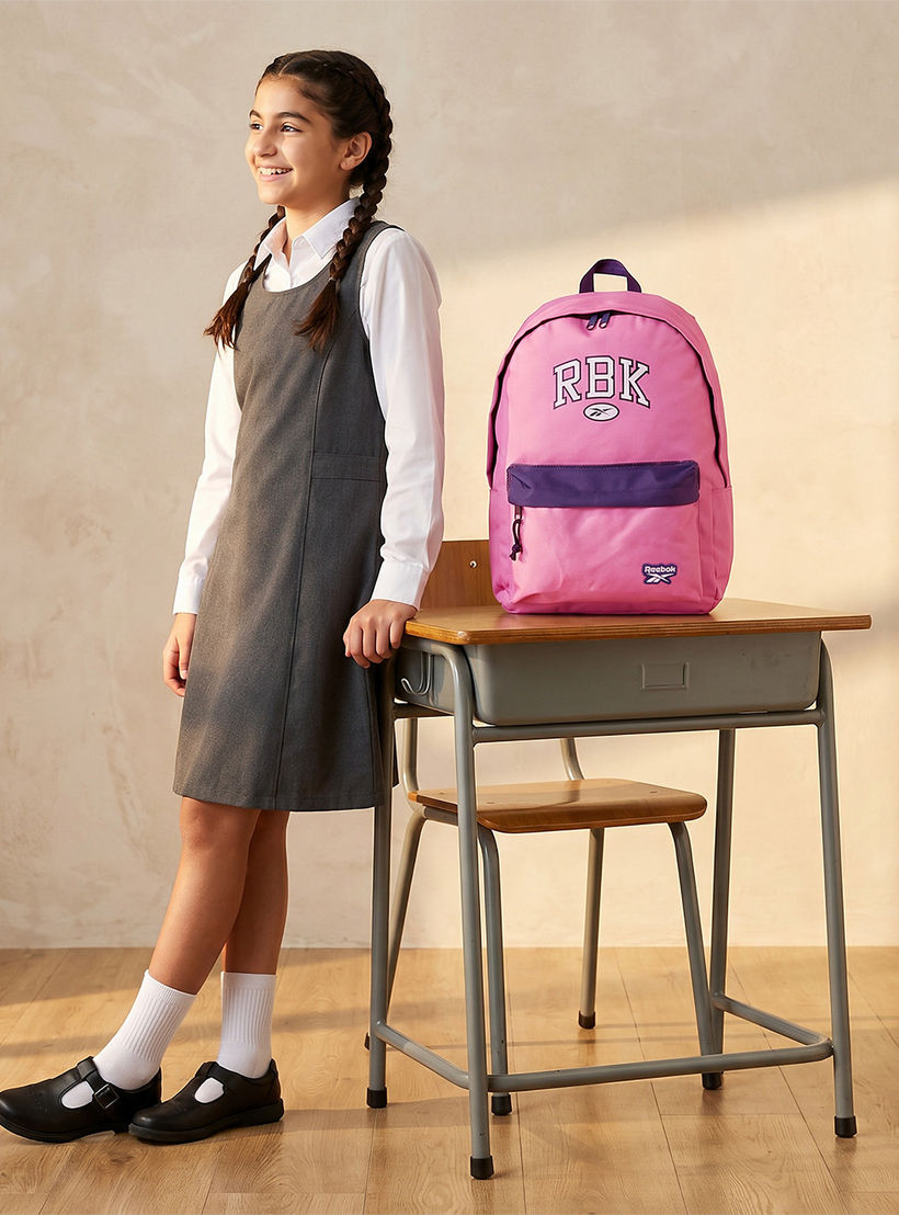 شنطة ظهر بطبعات وحمالات كتف قابلة للتعديل للبنات 8-13 سنوات من ريبوك - 18 بوصة-school-bagsandbackpacks-backpacks-image-3