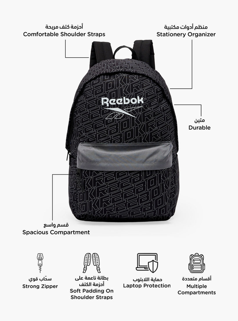 Reebok Oakland Printed Backpack for Boys 8-13 Years with Shoulder Straps - 18 inches-school-bagsandbackpacks-backpacks-image-2