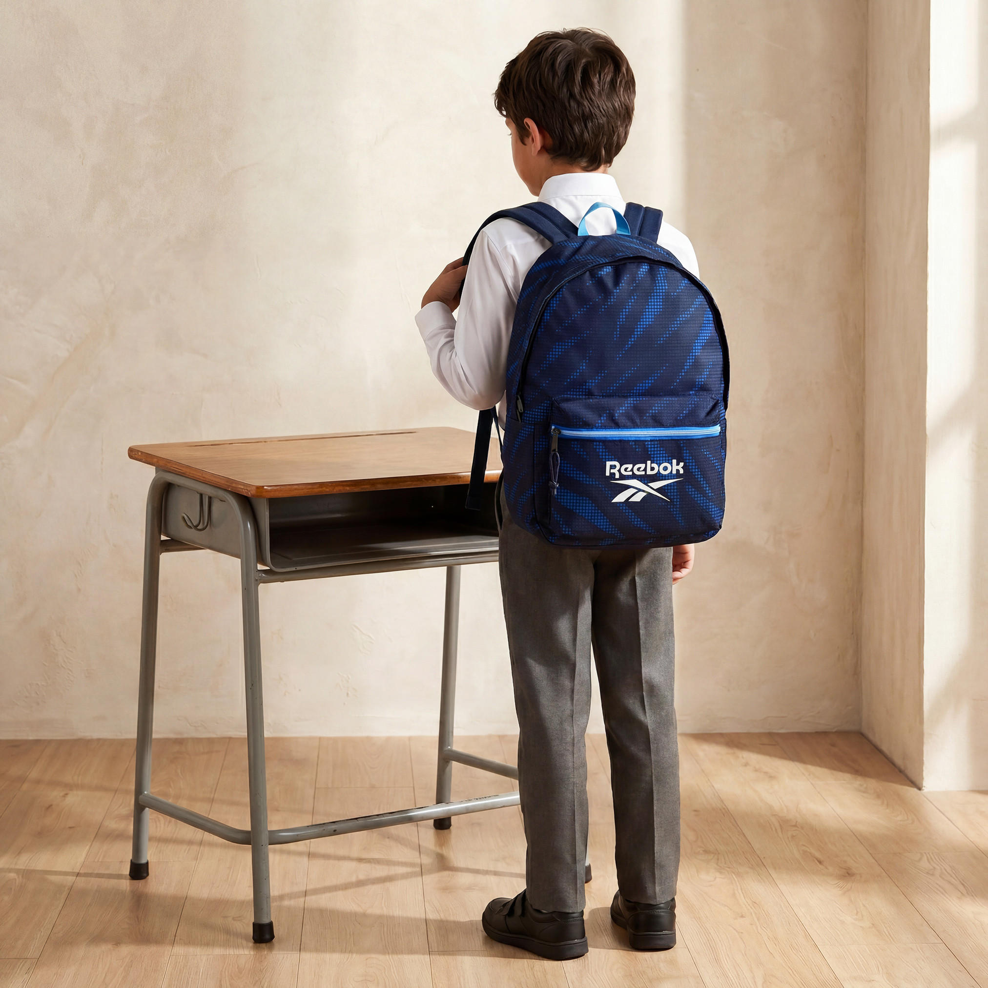 Reebok Oakland Printed Backpack for Boys 8-13 Years with Adjustable Straps - 18 inches-school-bagsandbackpacks-backpacks-image-3