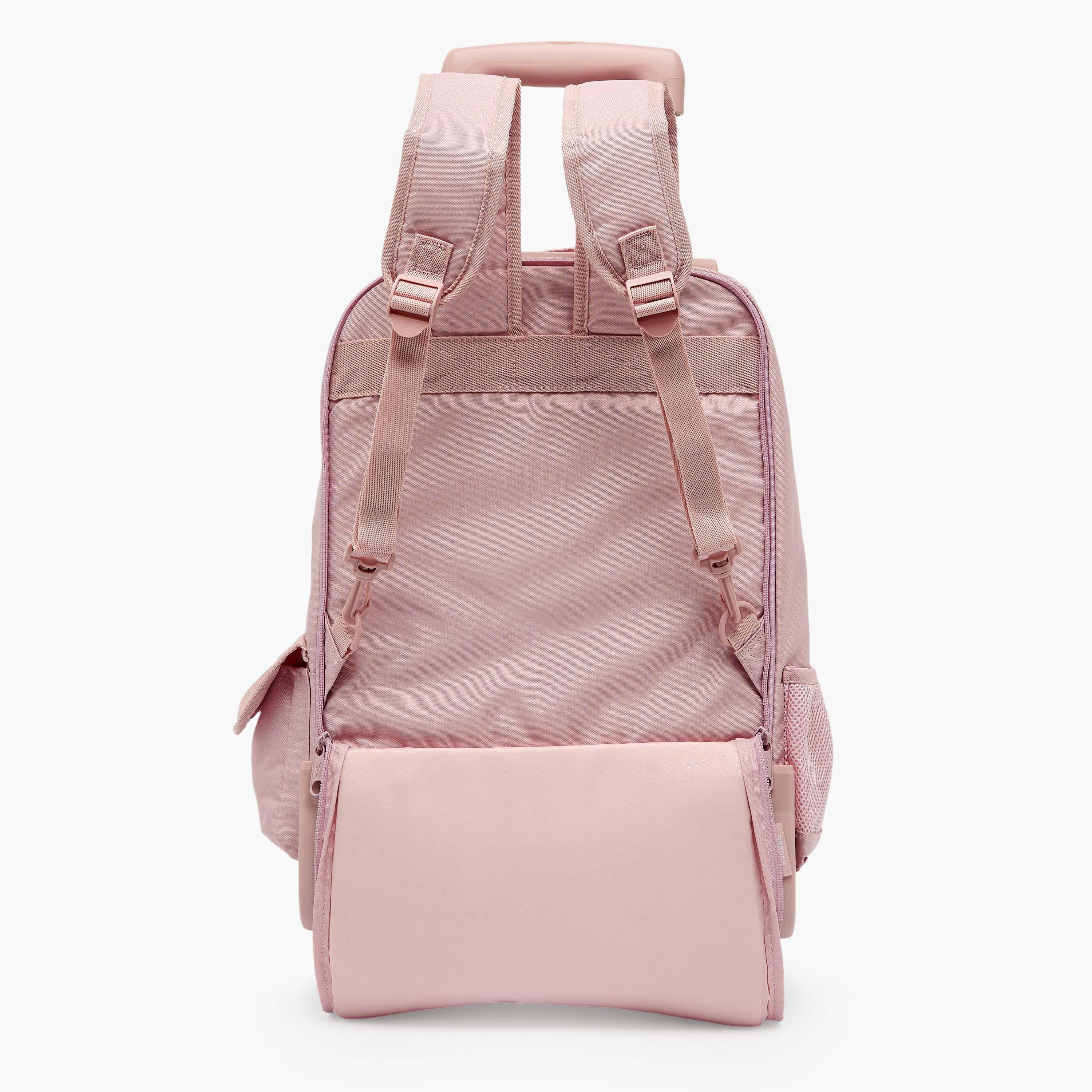 Reebok Maura Printed Trolley Backpack for Girls 8-13 Years with Water Bottle Pocket - 17 inches-school-bagsandbackpacks-trolleybags-image-9