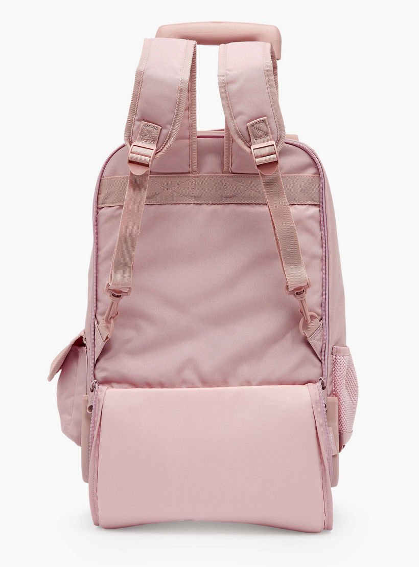 Reebok Maura Printed Trolley Backpack for Girls 8-13 Years with Water Bottle Pocket - 17 inches-school-bagsandbackpacks-trolleybags-image-9