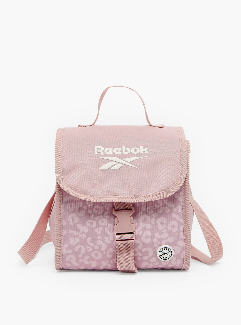 Reebok Animal Print Lunch Bag for Girls 8-13 Years with Adjustable Strap-school-lunchessentials-lunchbags-image-1