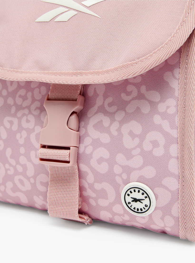 Reebok Animal Print Lunch Bag for Girls 8-13 Years with Adjustable Strap-school-lunchessentials-lunchbags-image-5