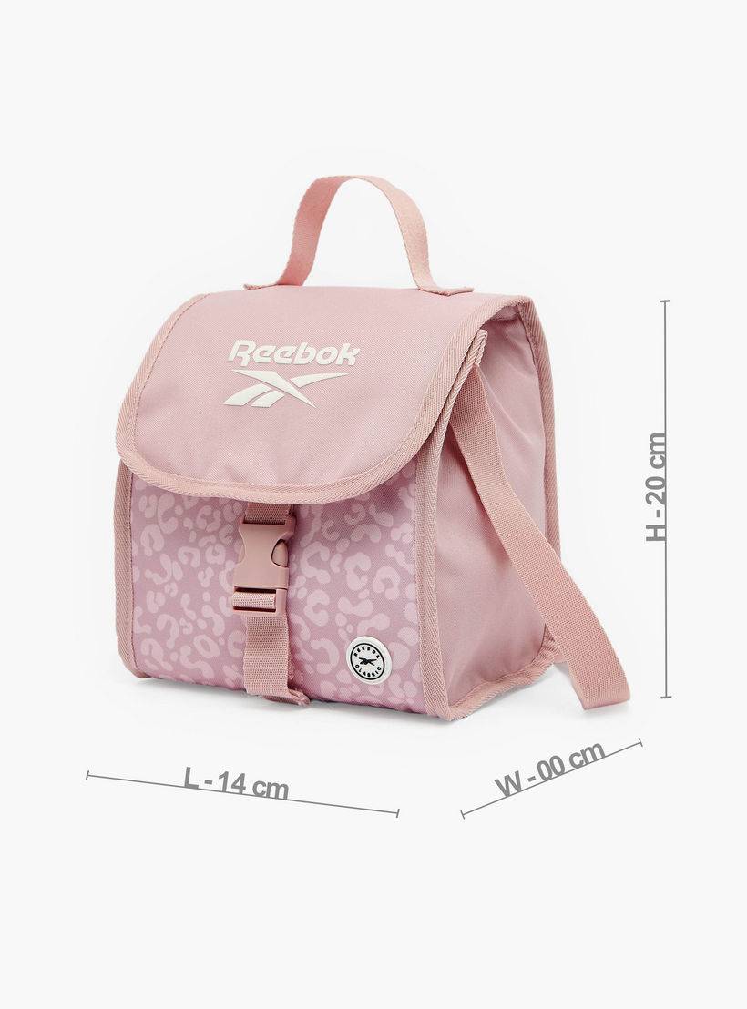 Reebok Animal Print Lunch Bag for Girls 8-13 Years with Adjustable Strap-school-lunchessentials-lunchbags-image-7
