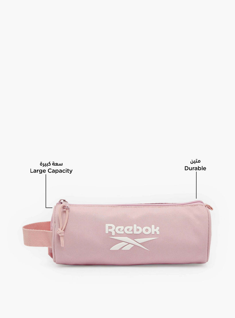 مقلمة بطبعة شعار ريبوك بسحاب إغلاق-school-stationery-pencilcases-image-2