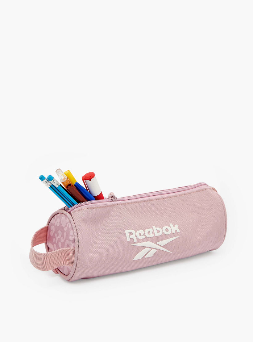 مقلمة بطبعة شعار ريبوك بسحاب إغلاق-school-stationery-pencilcases-image-7