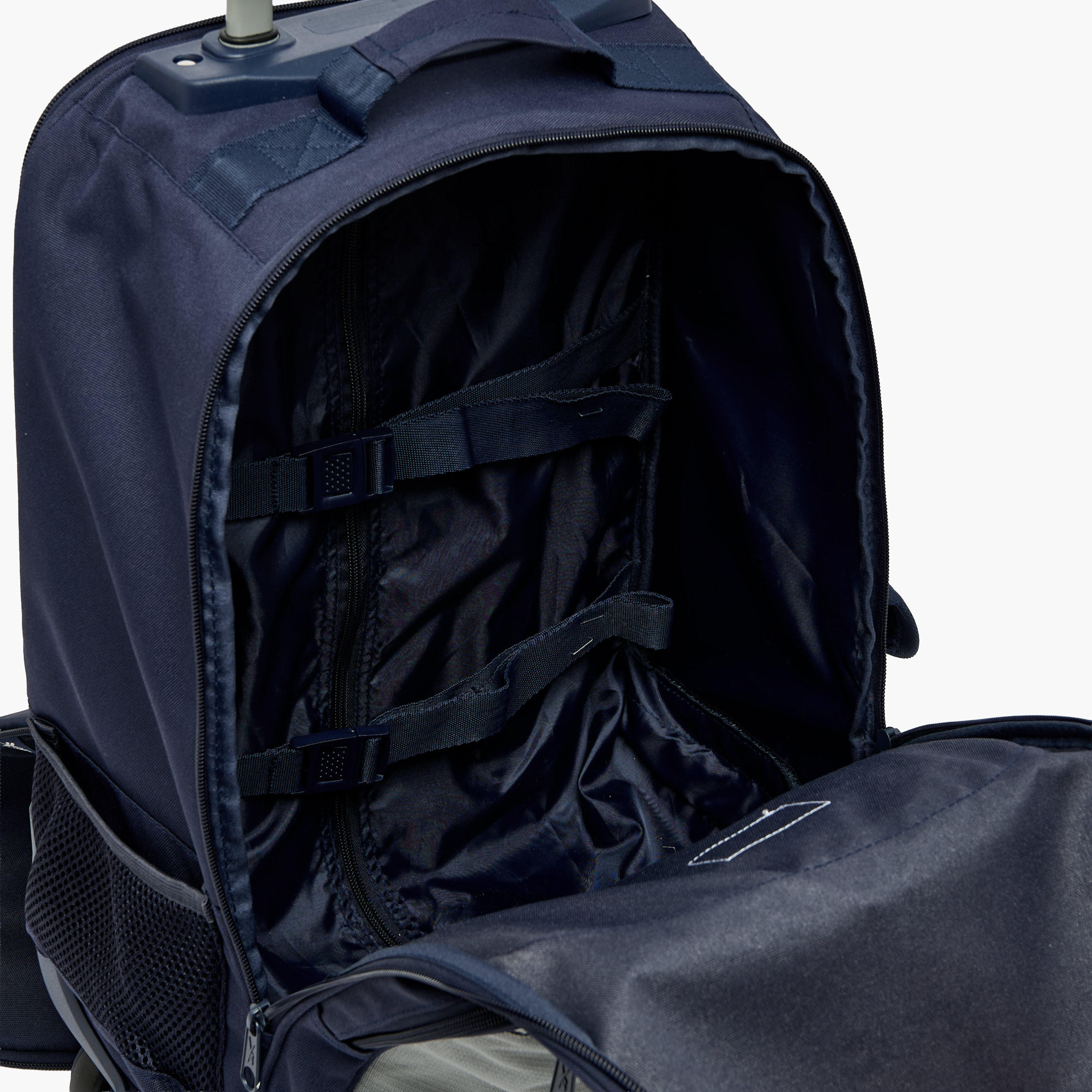 شنطة ظهر ترولي للأولاد 8-13 سنة بجيب قارورة ماء وطبعات شعار من ريبوك - 17 بوصة-school-bagsandbackpacks-trolleybags-image-6