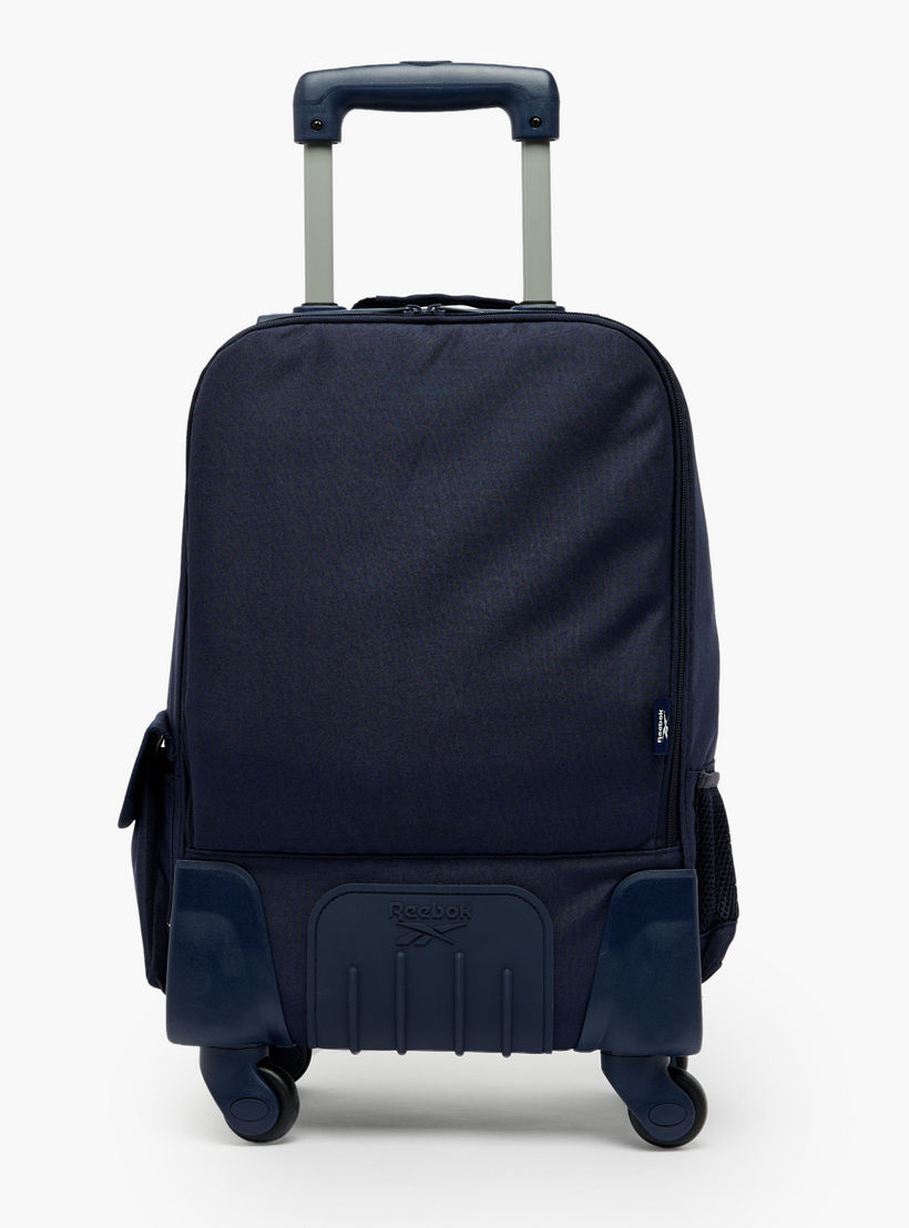 شنطة ظهر ترولي للأولاد 8-13 سنة بجيب قارورة ماء وطبعات شعار من ريبوك - 17 بوصة-school-bagsandbackpacks-trolleybags-image-9
