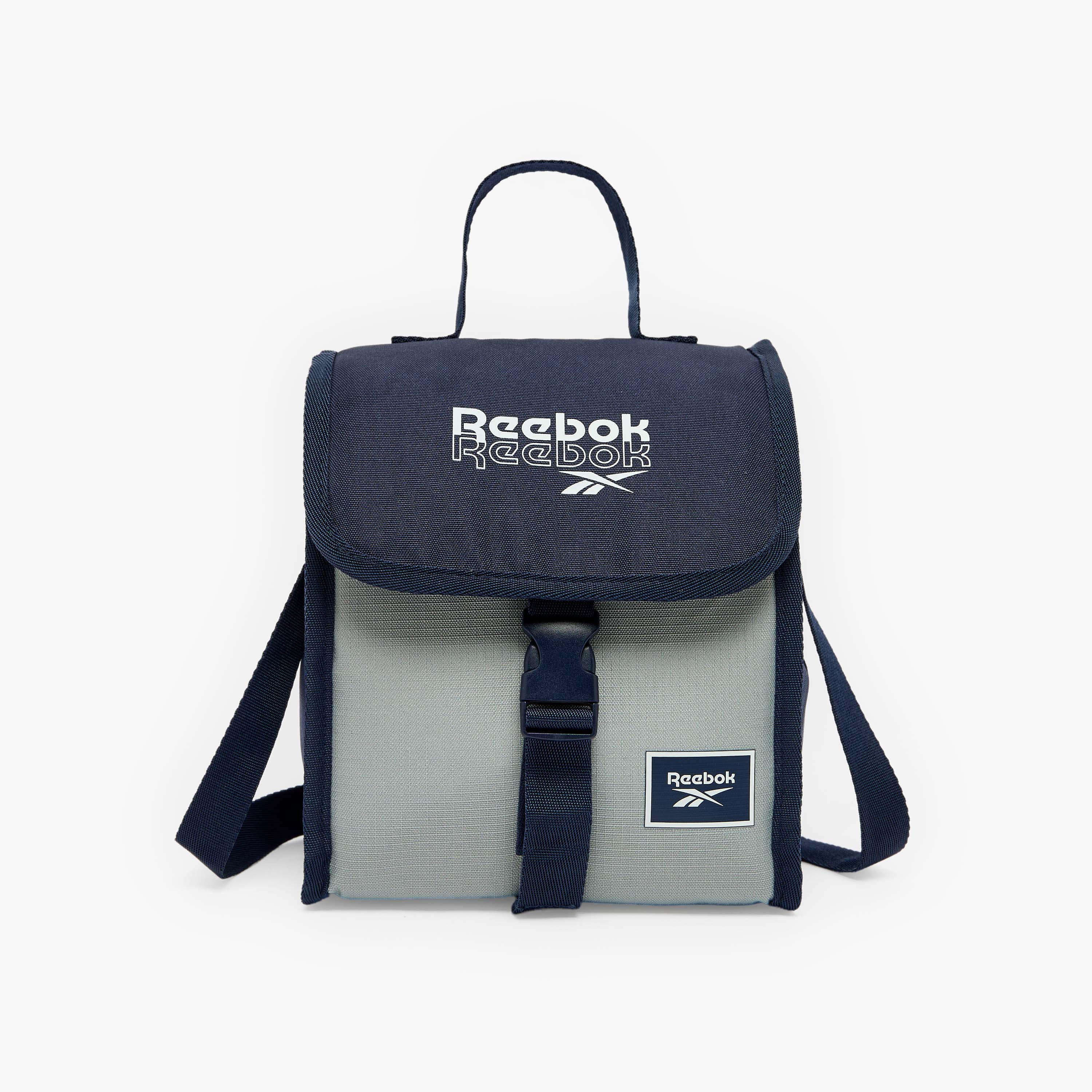 Reebok Andrew Logo Print Colourblock Lunch Bag for Boys 8-13 Years with Insulation-school-lunchessentials-lunchbags-image-1