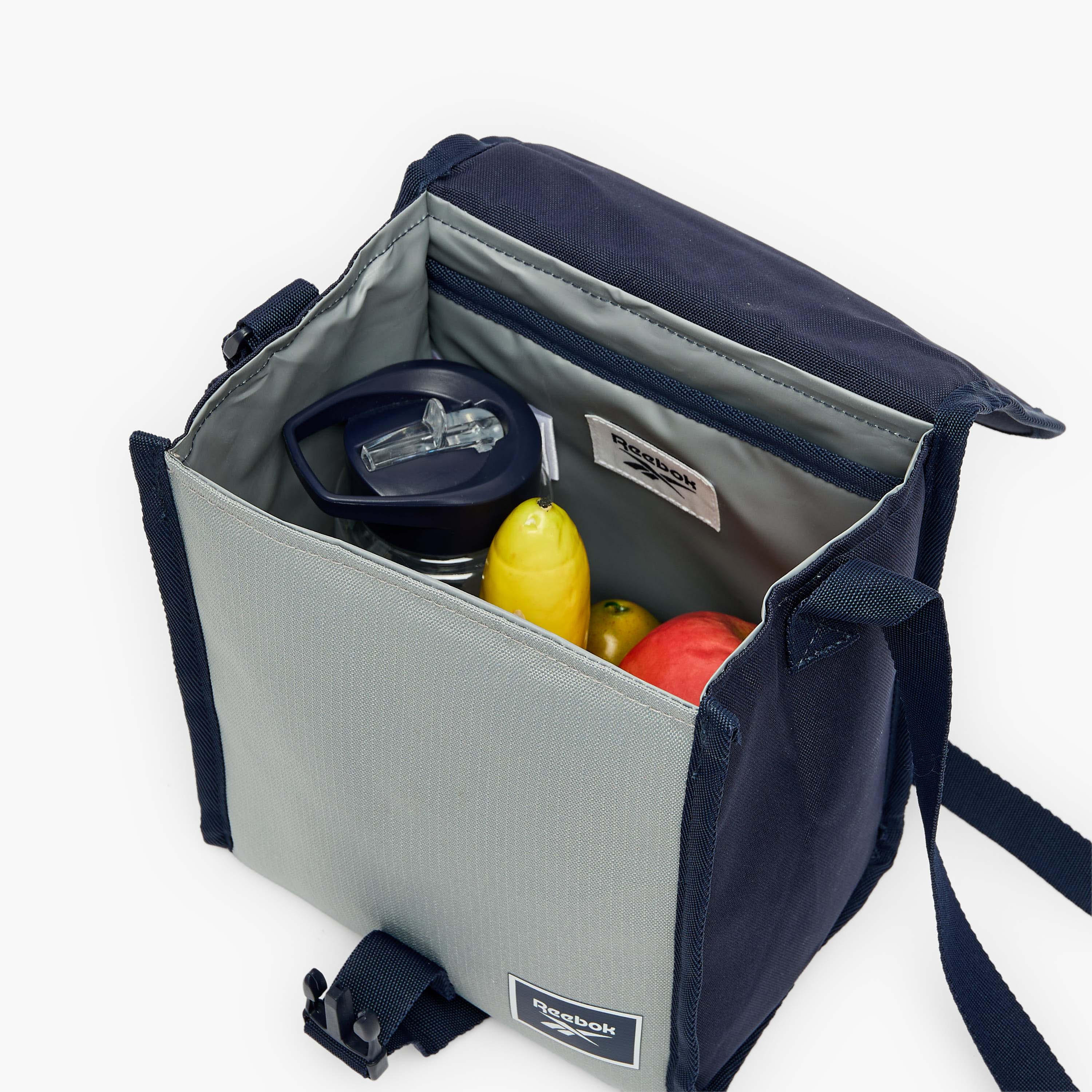 Reebok Andrew Logo Print Colourblock Lunch Bag for Boys 8-13 Years with Insulation-school-lunchessentials-lunchbags-image-4
