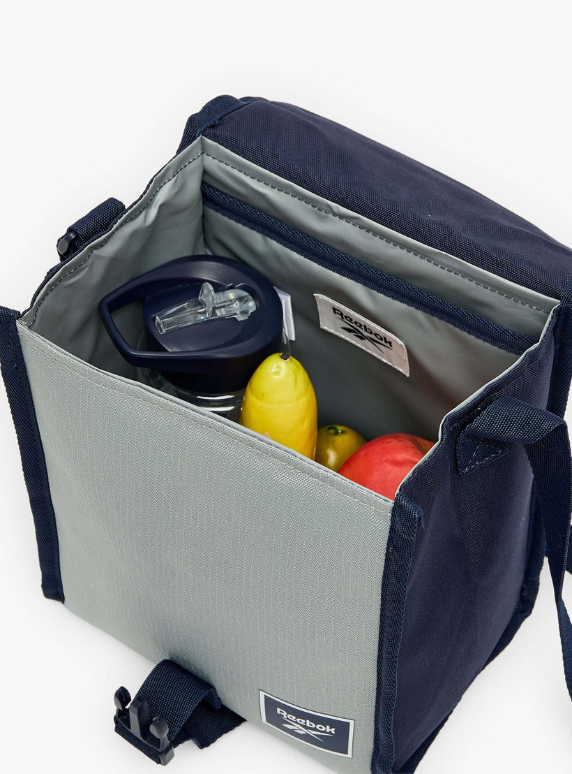 Reebok Andrew Logo Print Colourblock Lunch Bag for Boys 8-13 Years with Insulation-school-lunchessentials-lunchbags-image-4
