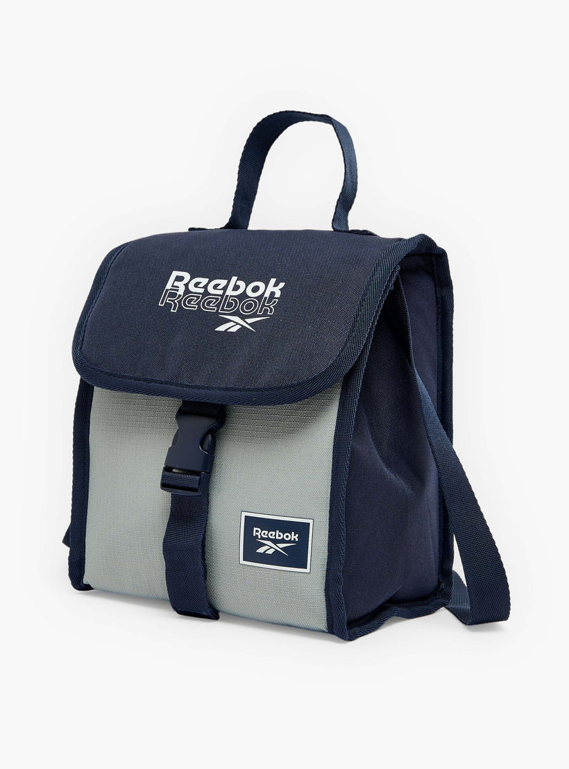 Reebok Andrew Logo Print Colourblock Lunch Bag for Boys 8-13 Years with Insulation-school-lunchessentials-lunchbags-image-2