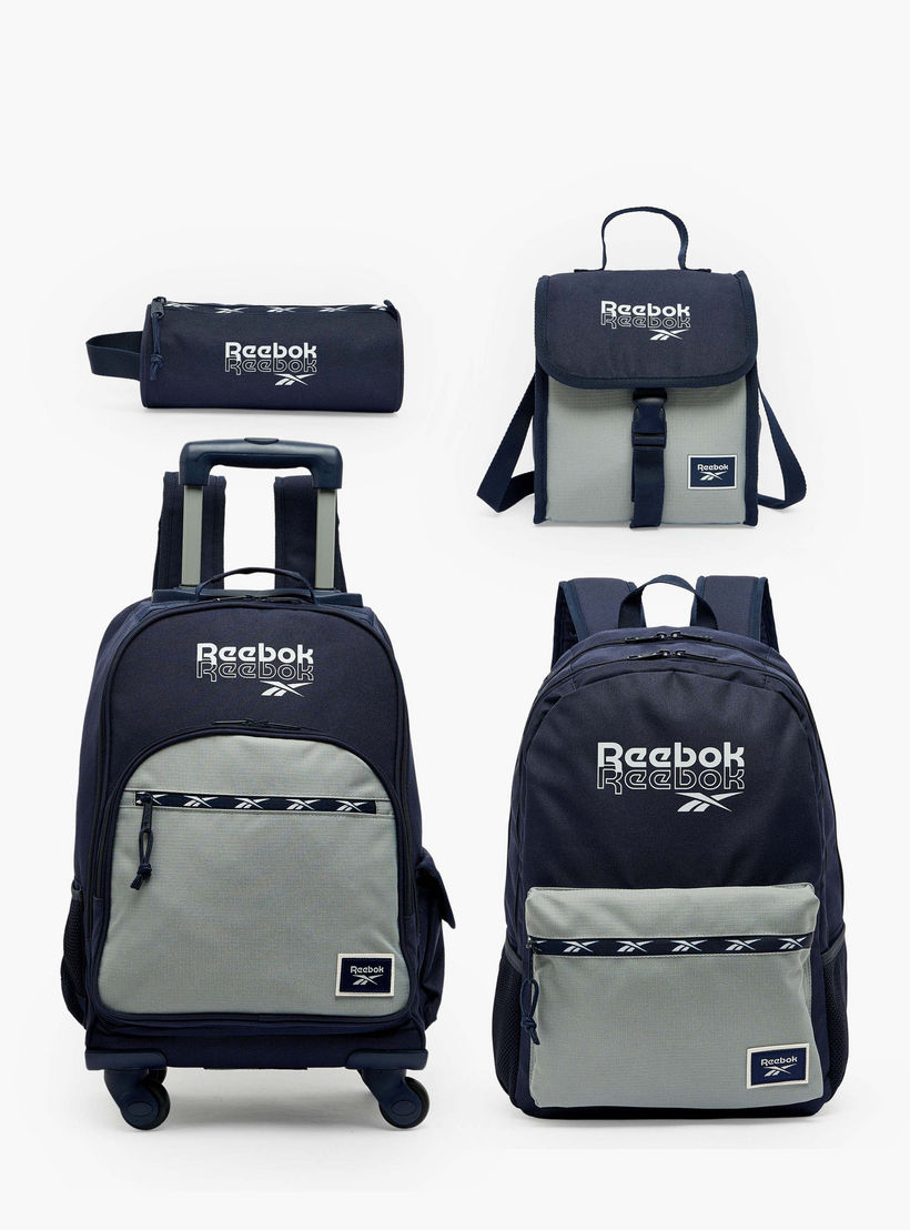 Reebok Andrew Logo Print Colourblock Lunch Bag for Boys 8-13 Years with Insulation-school-lunchessentials-lunchbags-image-8