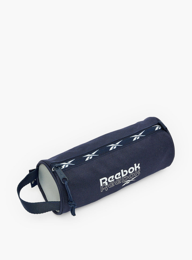 Reebok Andrew Logo Print Pencil Pouch with Zip Closure-school-stationery-pencilcases-image-3