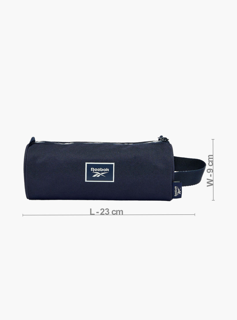 Reebok Andrew Logo Print Pencil Pouch with Zip Closure-school-stationery-pencilcases-image-4