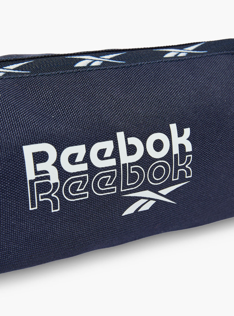 Reebok Andrew Logo Print Pencil Pouch with Zip Closure-school-stationery-pencilcases-image-6