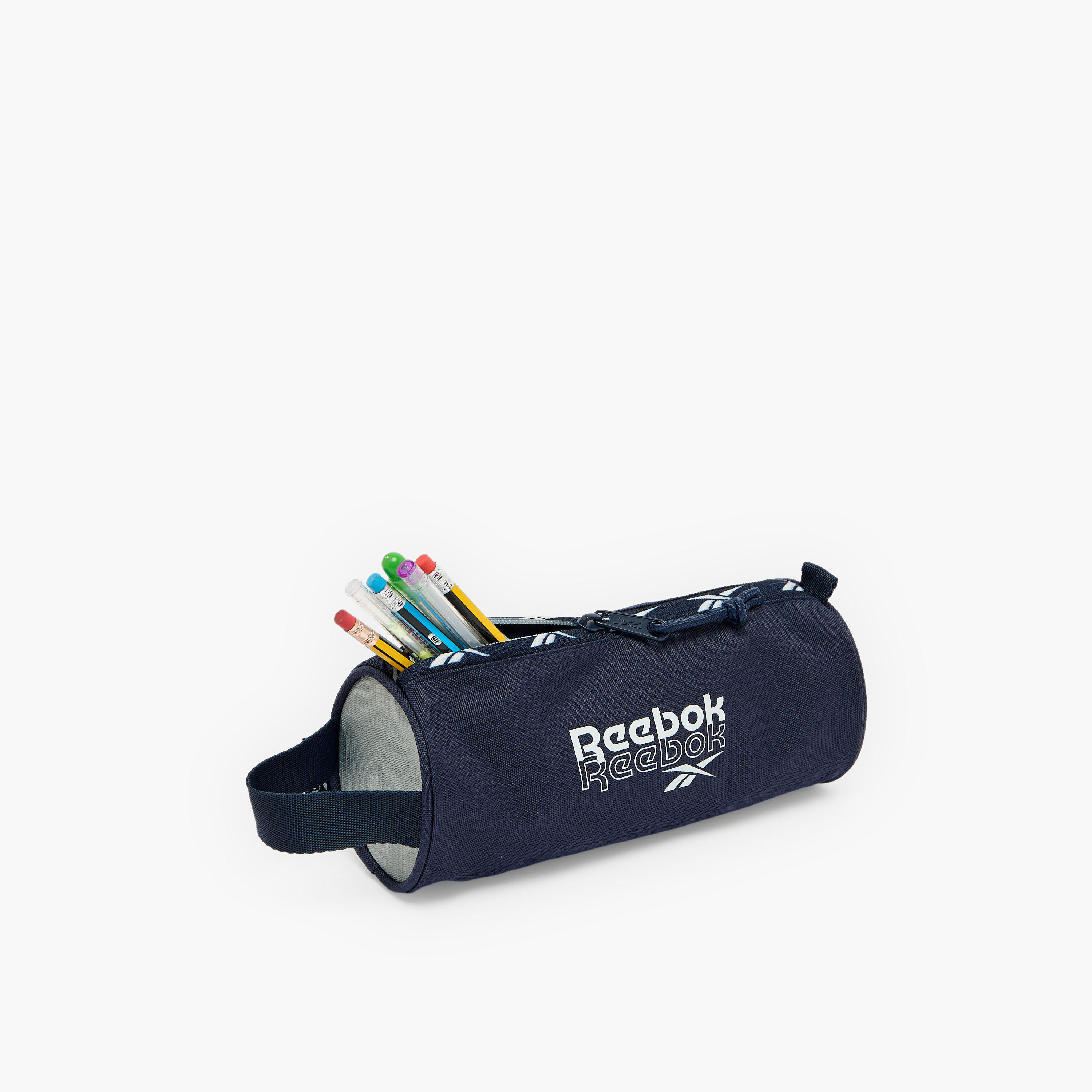 Reebok Andrew Logo Print Pencil Pouch with Zip Closure-school-stationery-pencilcases-image-7