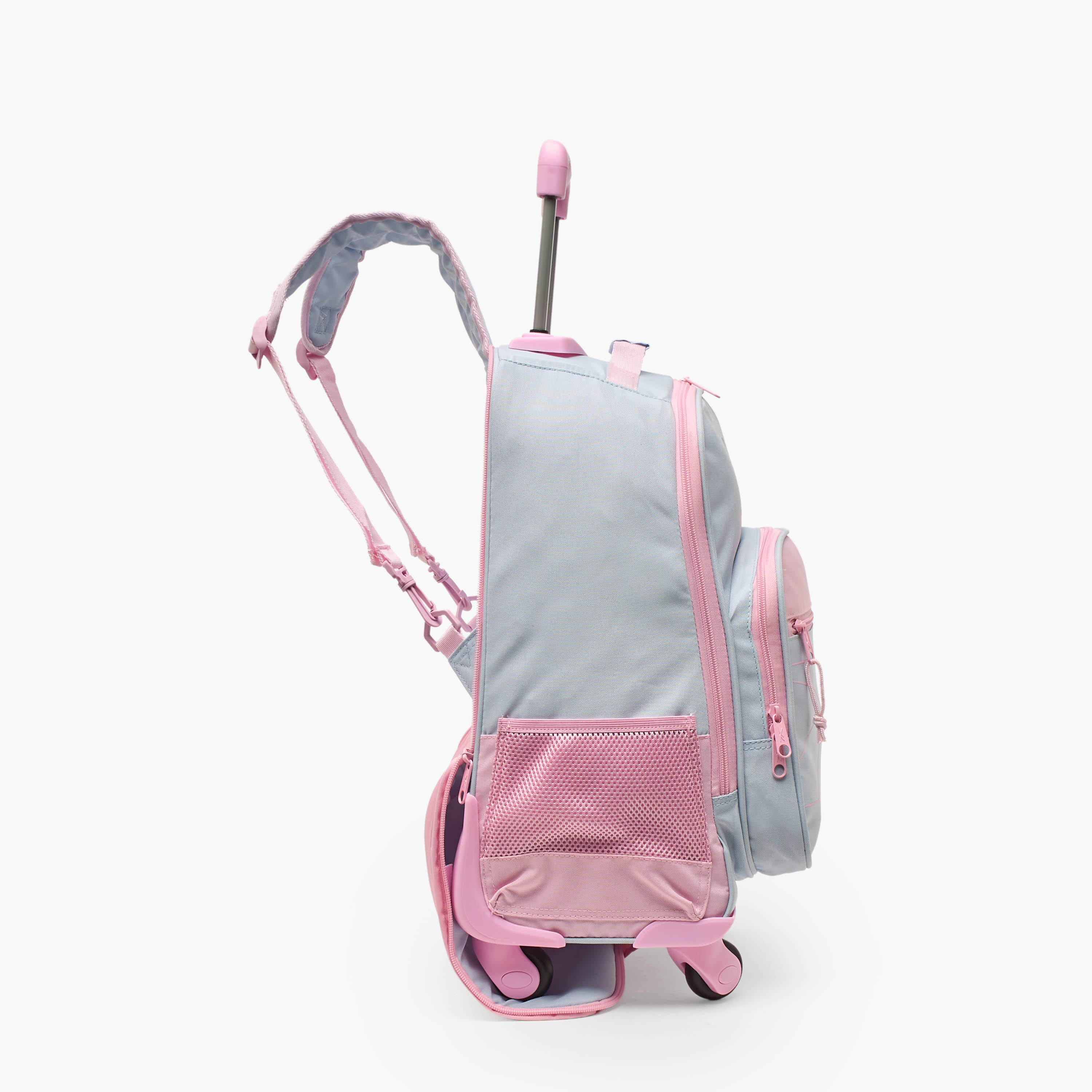 Reebok Colourblock Trolley Bag for Girls 8-13 Years with Retractable Handle - 17 inches-school-bagsandbackpacks-trolleybags-image-10