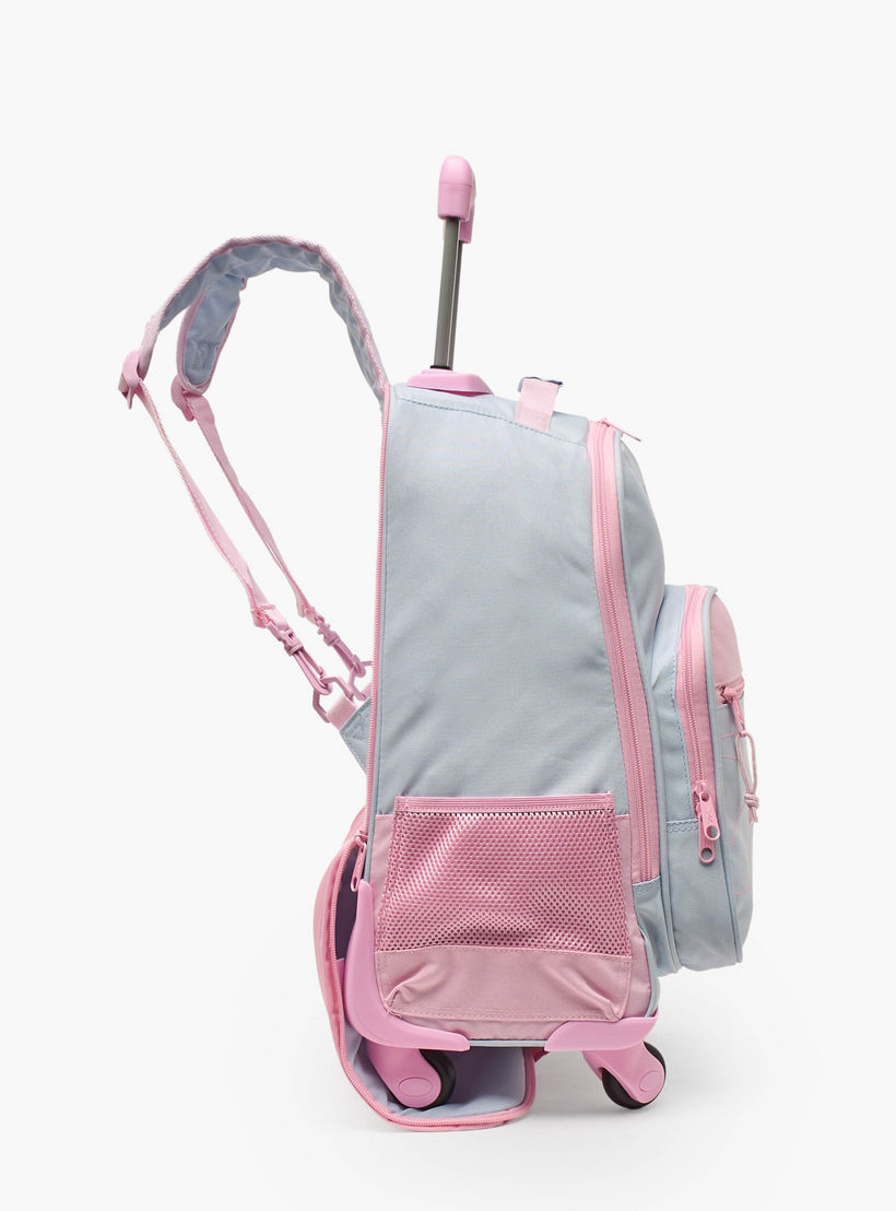 Reebok Colourblock Trolley Bag for Girls 8-13 Years with Retractable Handle - 17 inches-school-bagsandbackpacks-trolleybags-image-10