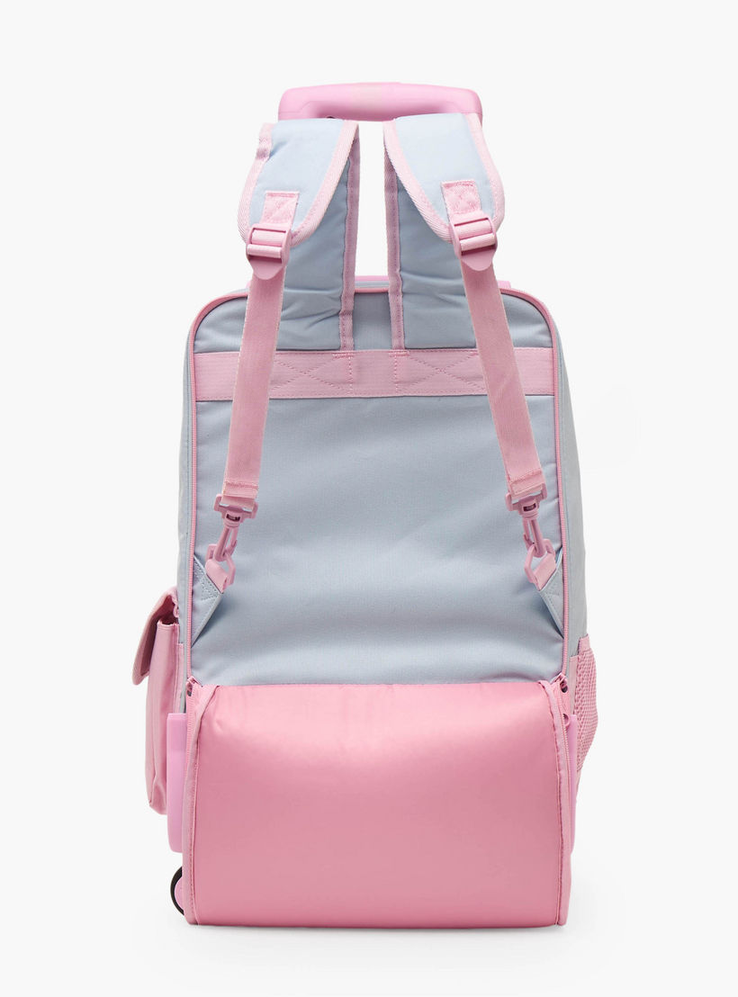 Reebok Colourblock Trolley Bag for Girls 8-13 Years with Retractable Handle - 17 inches-school-bagsandbackpacks-trolleybags-image-11