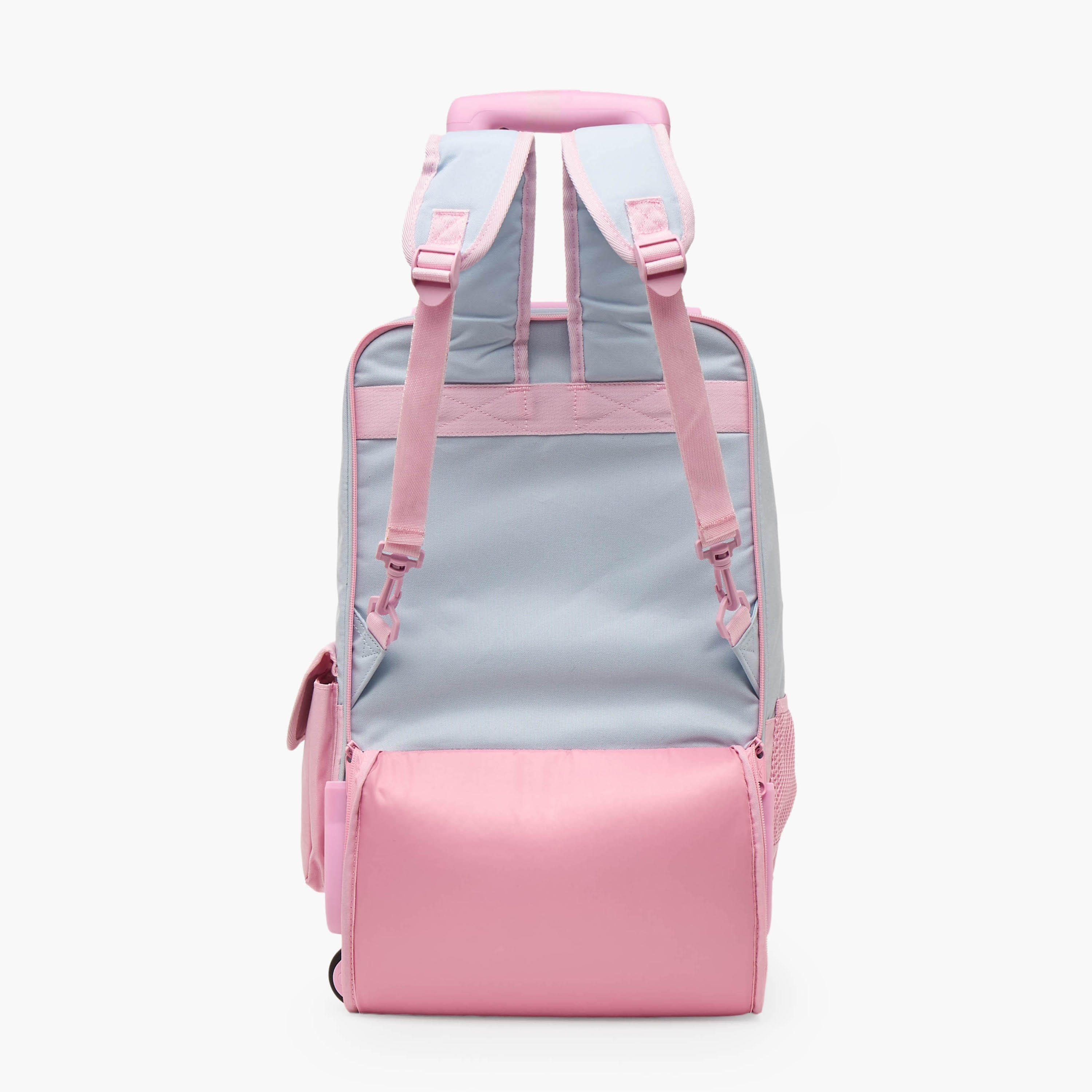 Reebok Colourblock Trolley Bag for Girls 8-13 Years with Retractable Handle - 17 inches-school-bagsandbackpacks-trolleybags-image-12