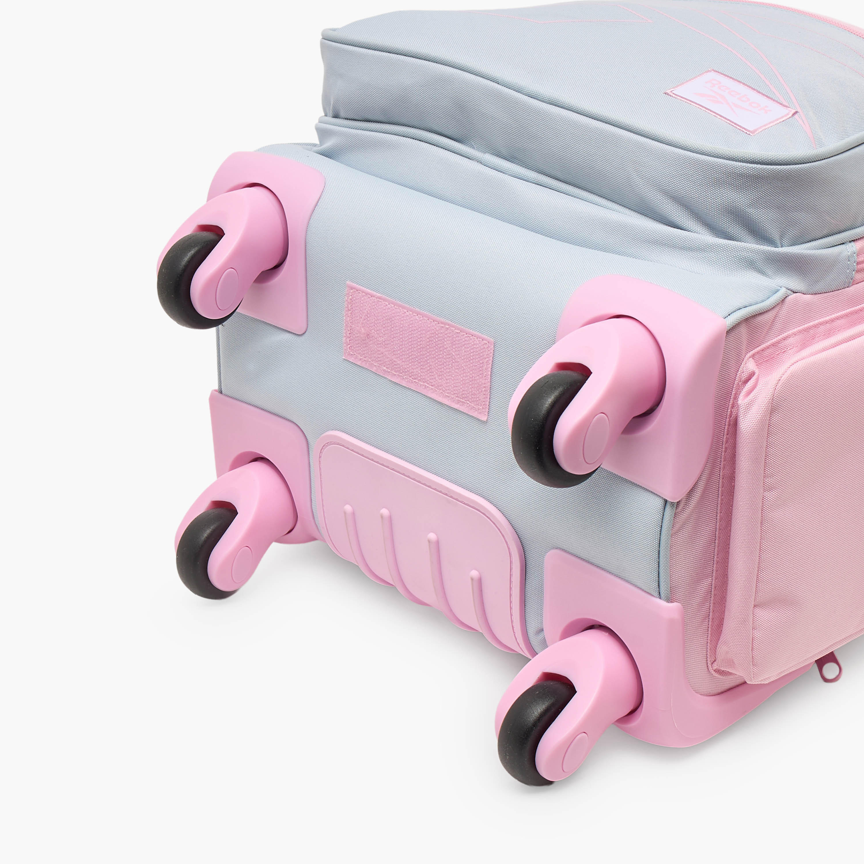 Reebok Colourblock Trolley Bag for Girls 8-13 Years with Retractable Handle - 17 inches-school-bagsandbackpacks-trolleybags-image-15