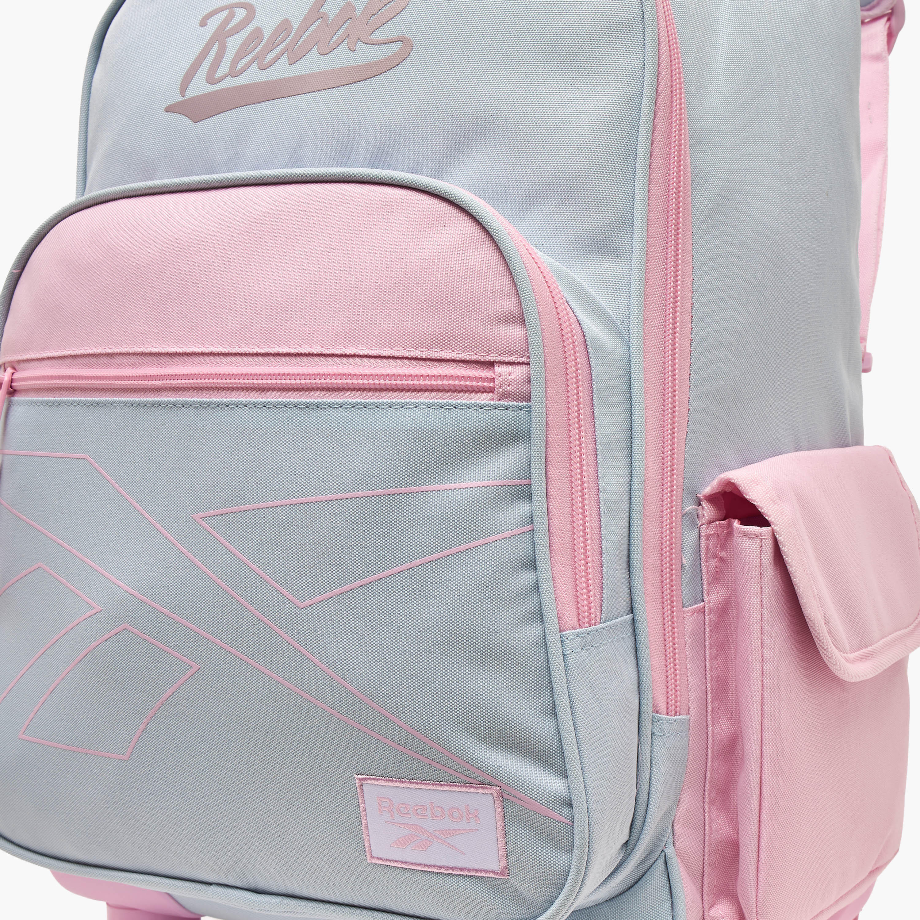 Reebok Colourblock Trolley Bag for Girls 8-13 Years with Retractable Handle - 17 inches-school-bagsandbackpacks-trolleybags-image-5