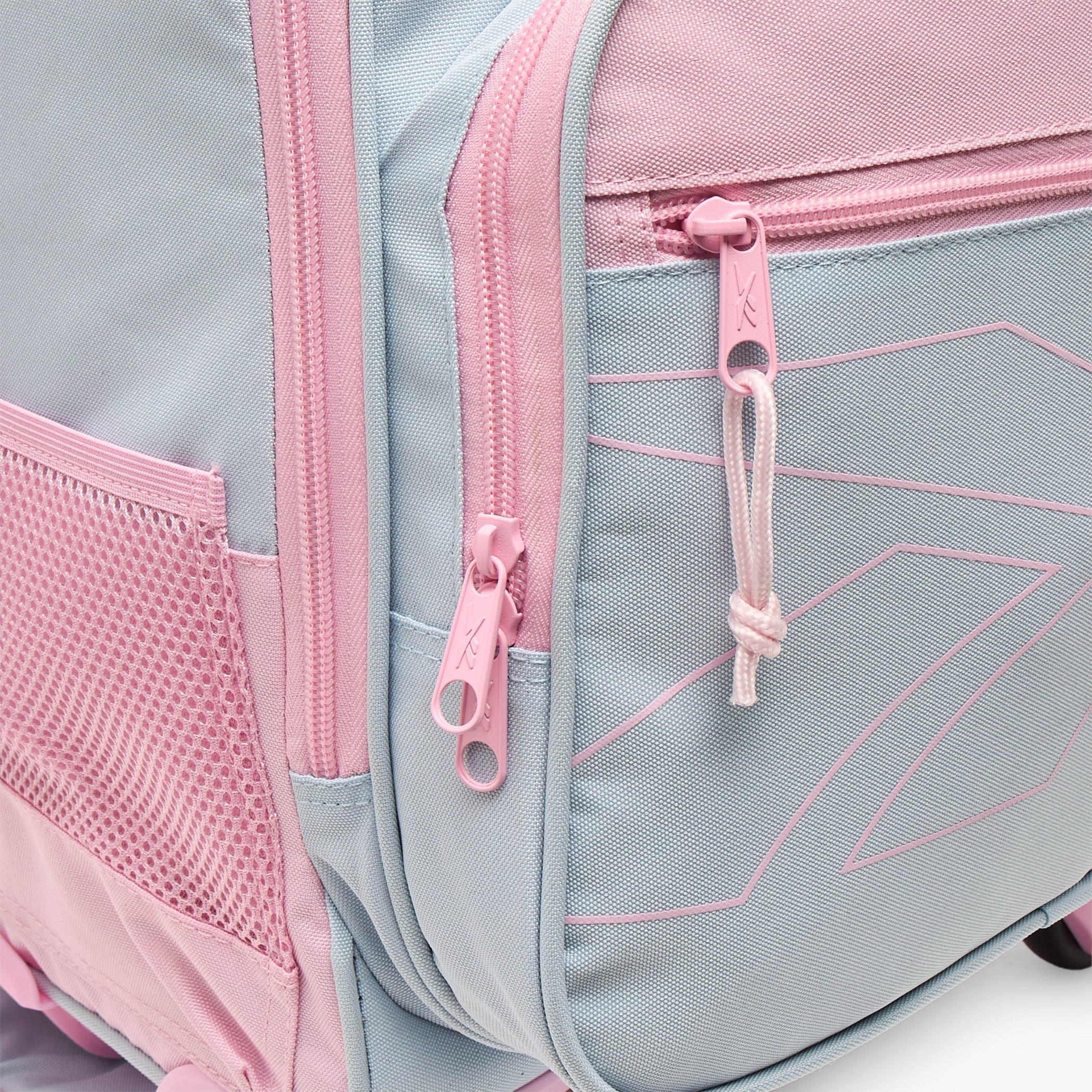 Reebok Colourblock Trolley Bag for Girls 8-13 Years with Retractable Handle - 17 inches-school-bagsandbackpacks-trolleybags-image-5