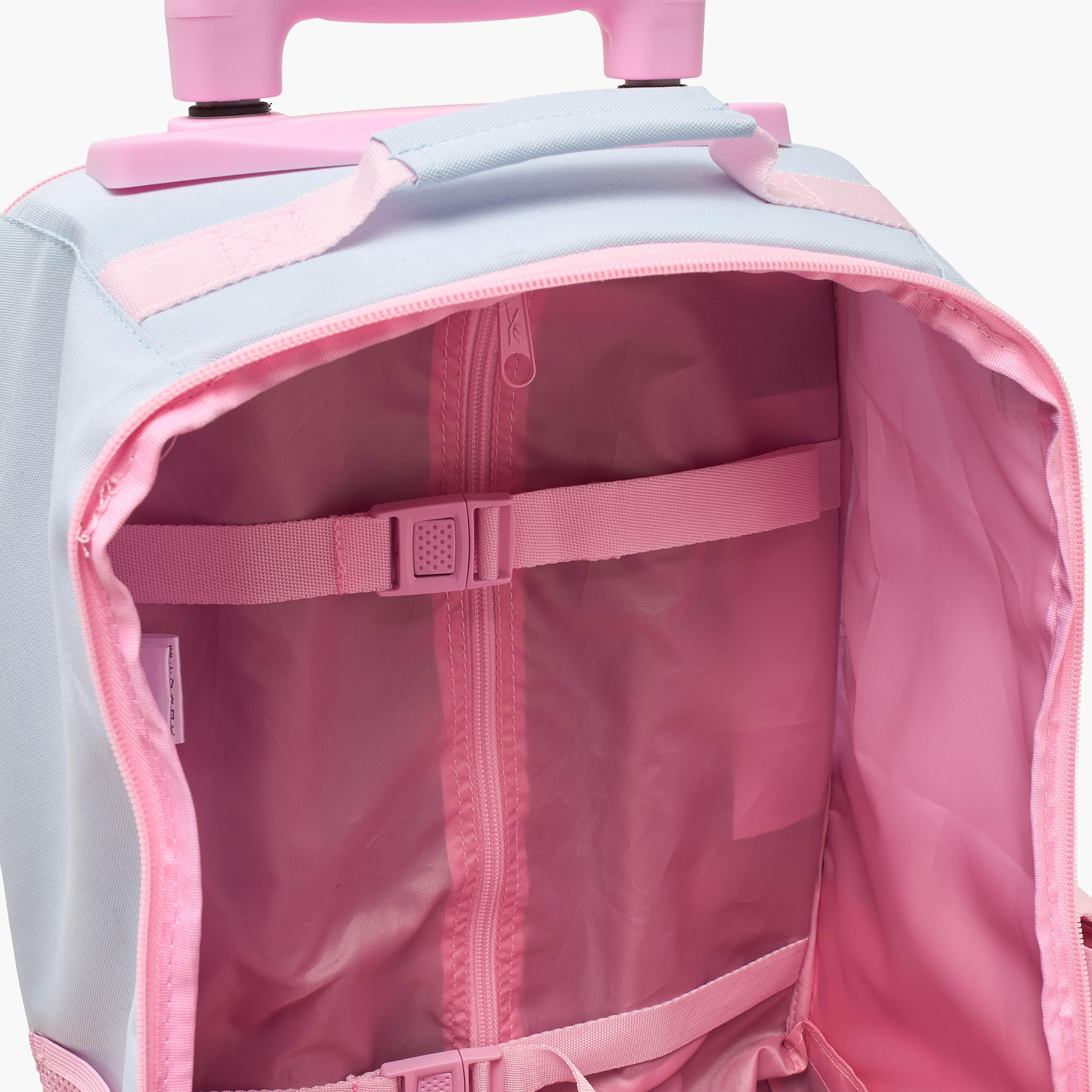 Reebok Colourblock Trolley Bag for Girls 8-13 Years with Retractable Handle - 17 inches-school-bagsandbackpacks-trolleybags-image-7