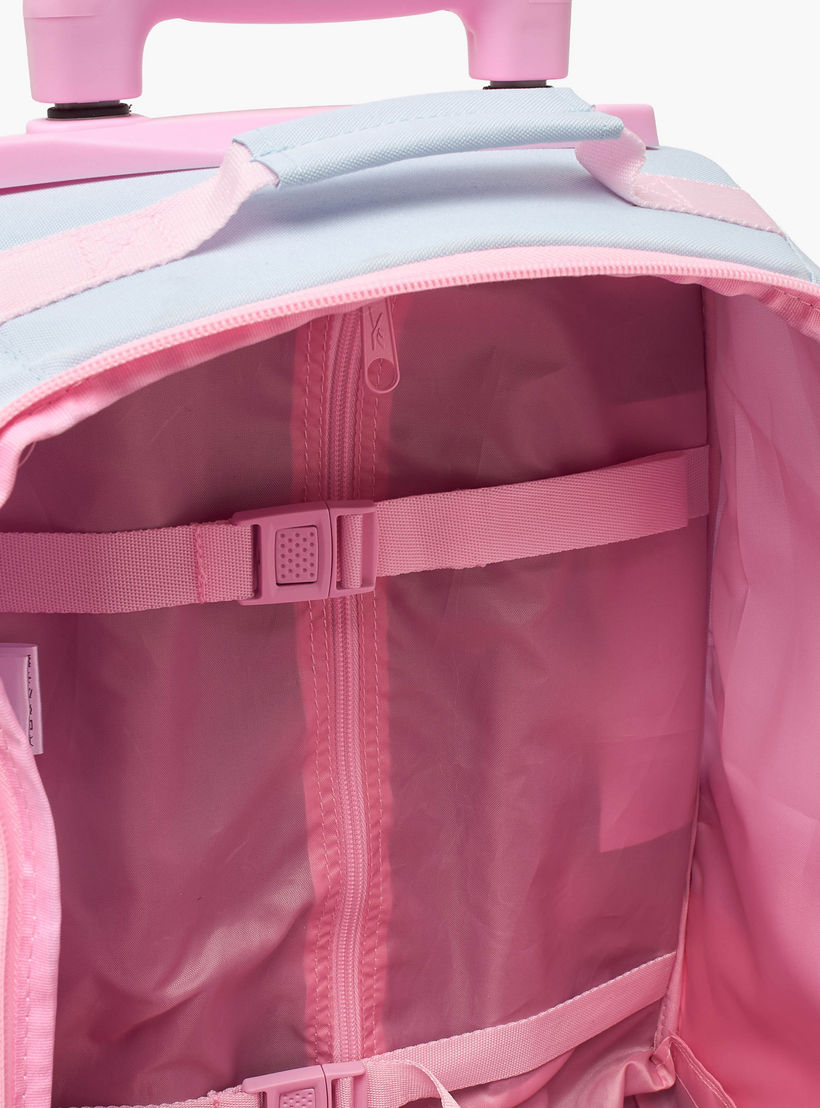 Reebok Colourblock Trolley Bag for Girls 8-13 Years with Retractable Handle - 17 inches-school-bagsandbackpacks-trolleybags-image-7