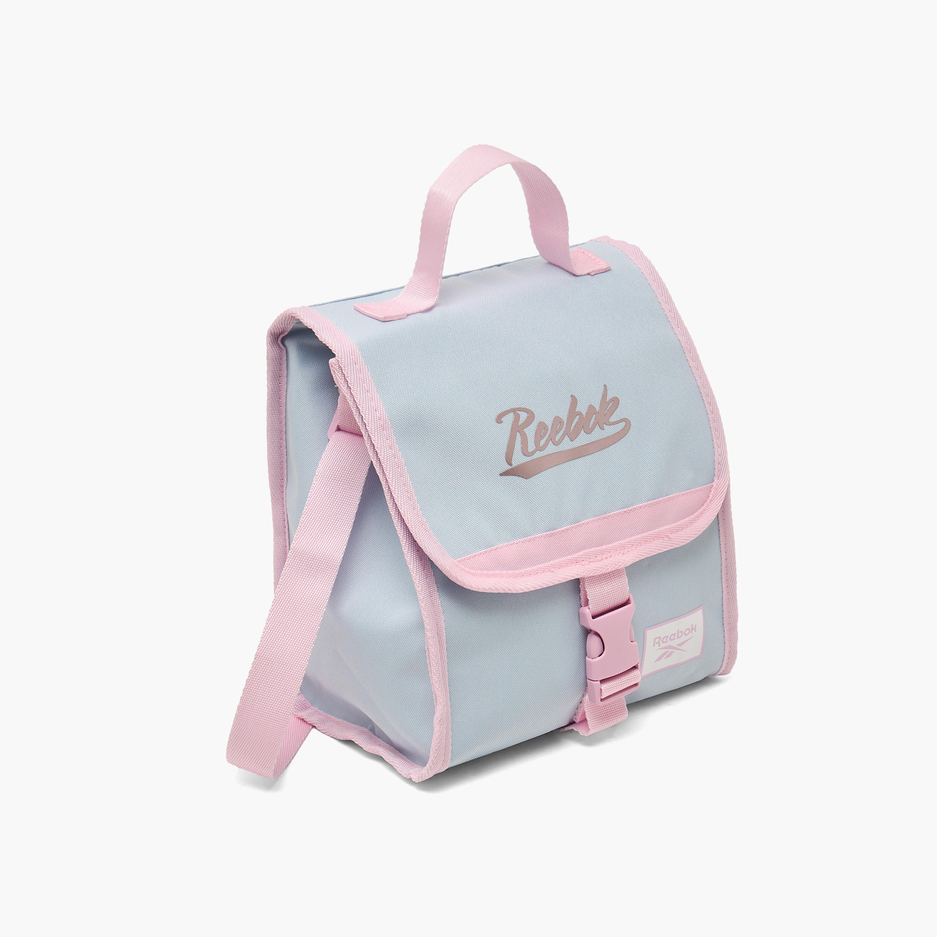 شنطة غداء بطبعات شعار مع إبزيم إغلاق للبنات من 8-12 سنة من ريبوك-school-lunchessentials-lunchbags-image-2