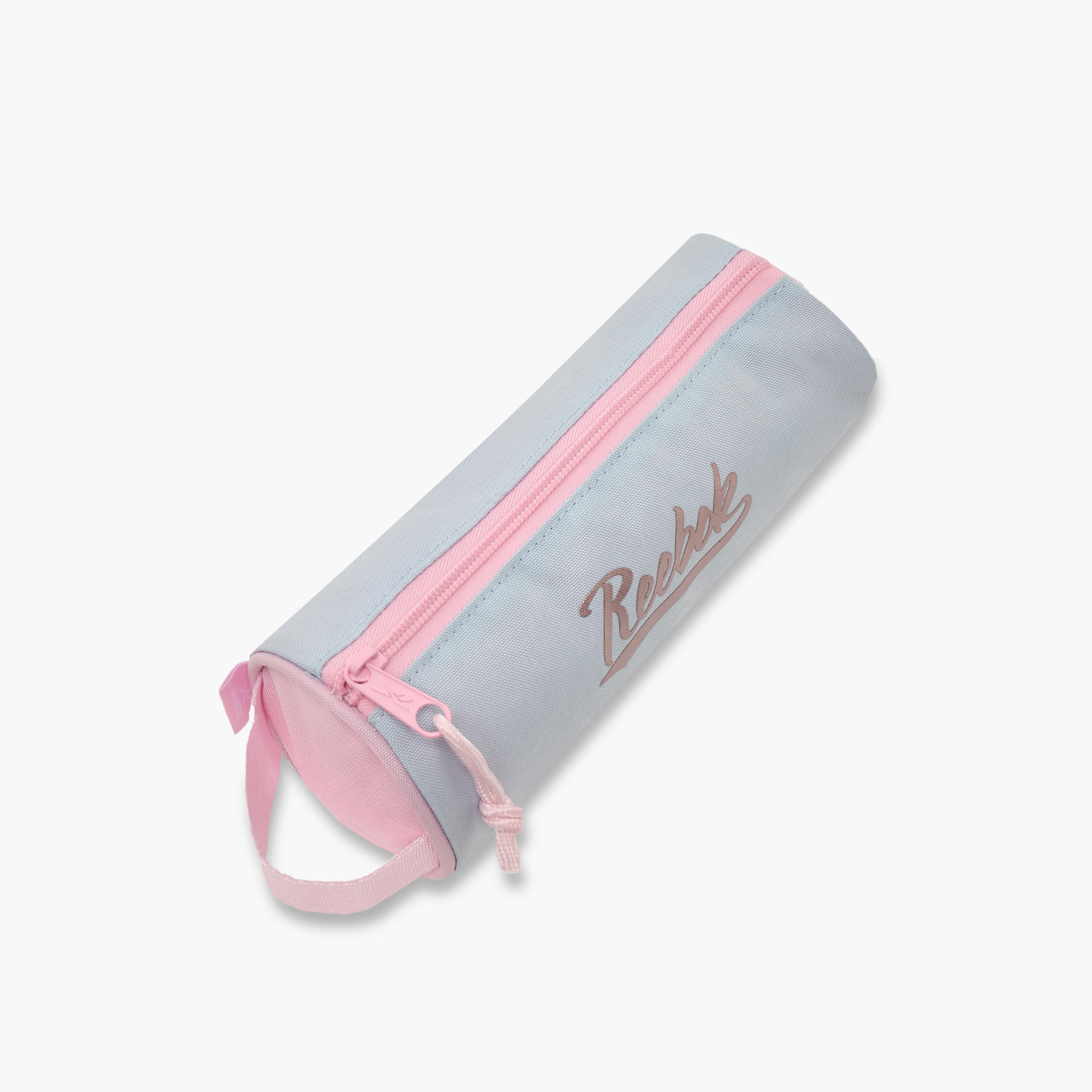 Reebok Logo Print Pencil Pouch with Zip Closure-school-stationery-pencilcases-image-2