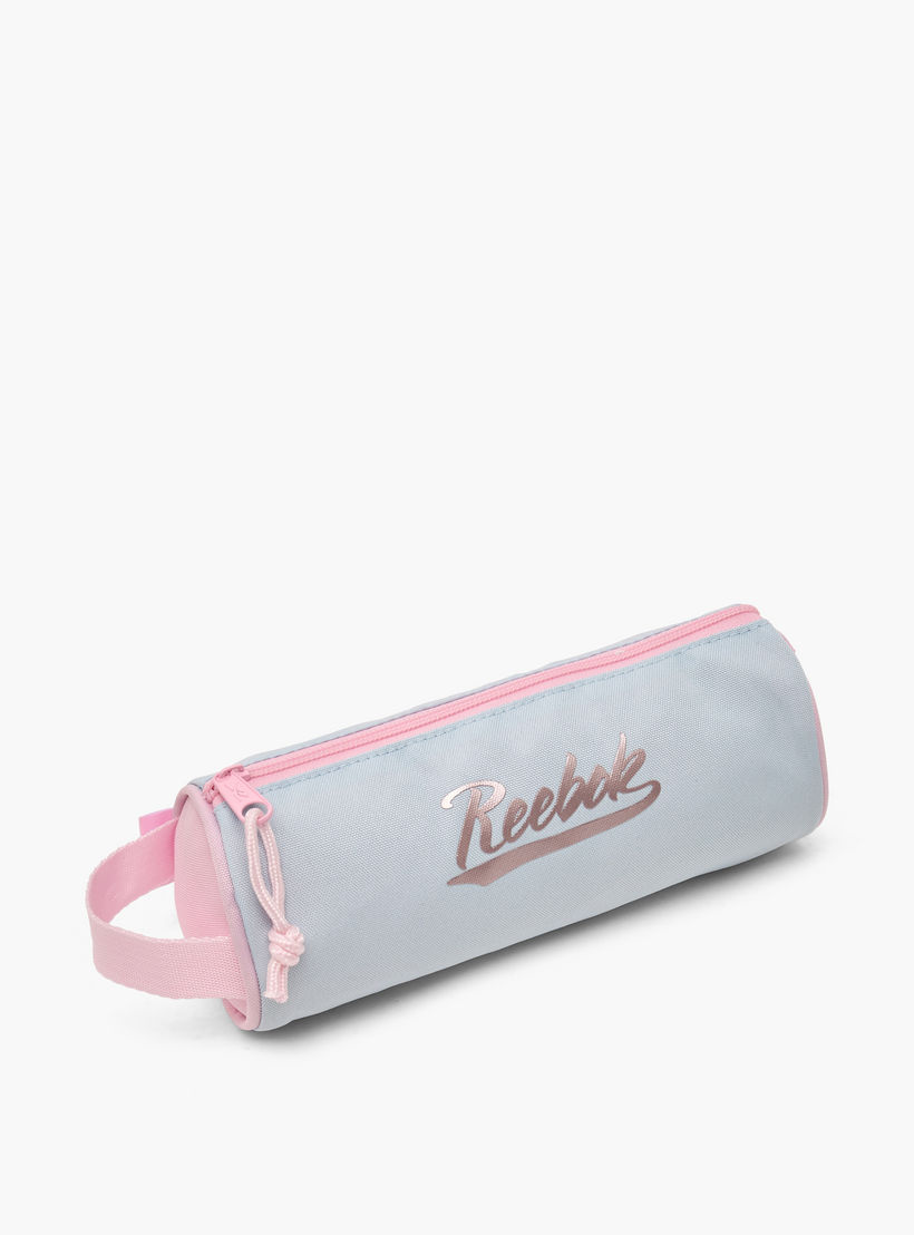 Reebok Logo Print Pencil Pouch with Zip Closure-school-stationery-pencilcases-image-3