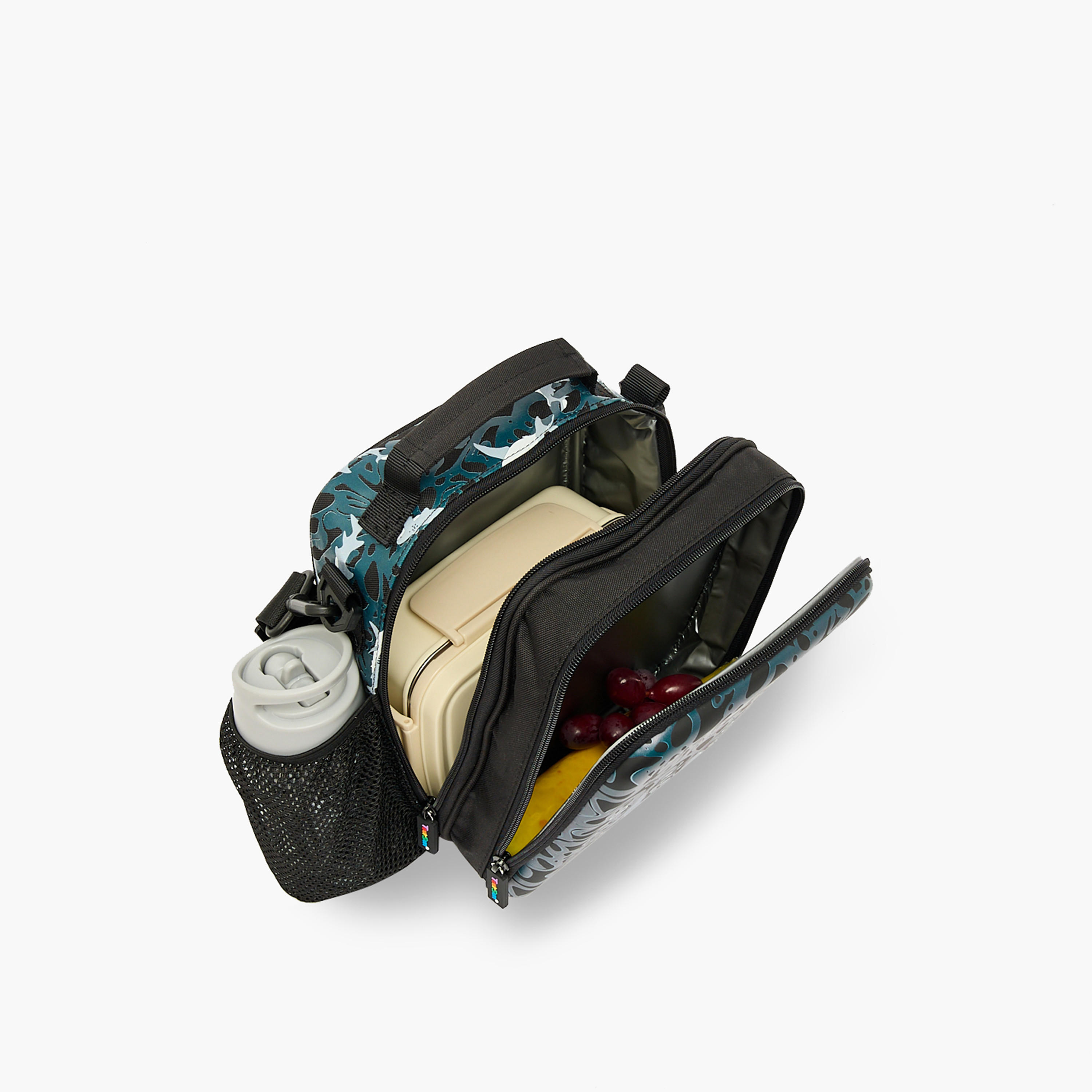 شنطة غداء بطبعة جرافيك من تورسن للأطفال من 5 إلى 8 سنوات بسحاب إغلاق-school-lunchessentials-lunchbags-image-8