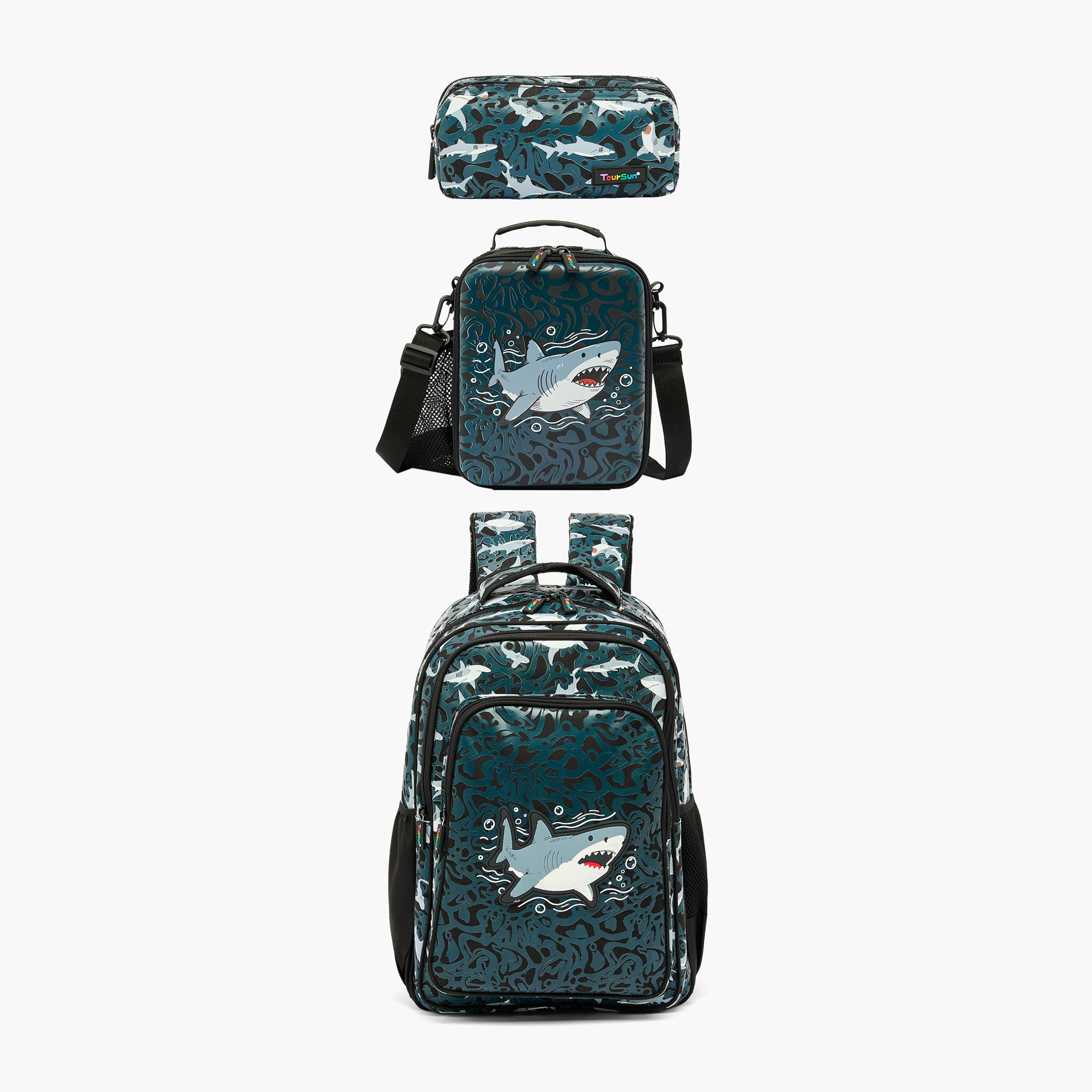 شنطة غداء بطبعة جرافيك من تورسن للأطفال من 5 إلى 8 سنوات بسحاب إغلاق-school-lunchessentials-lunchbags-image-9
