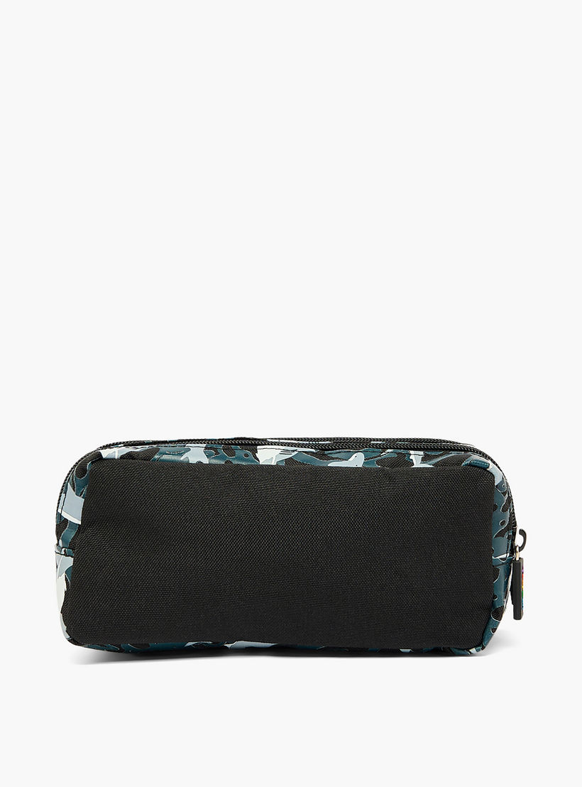 Toursun Shark Print Pencil Pouch with Two Compartment-school-stationery-pencilcases-image-6