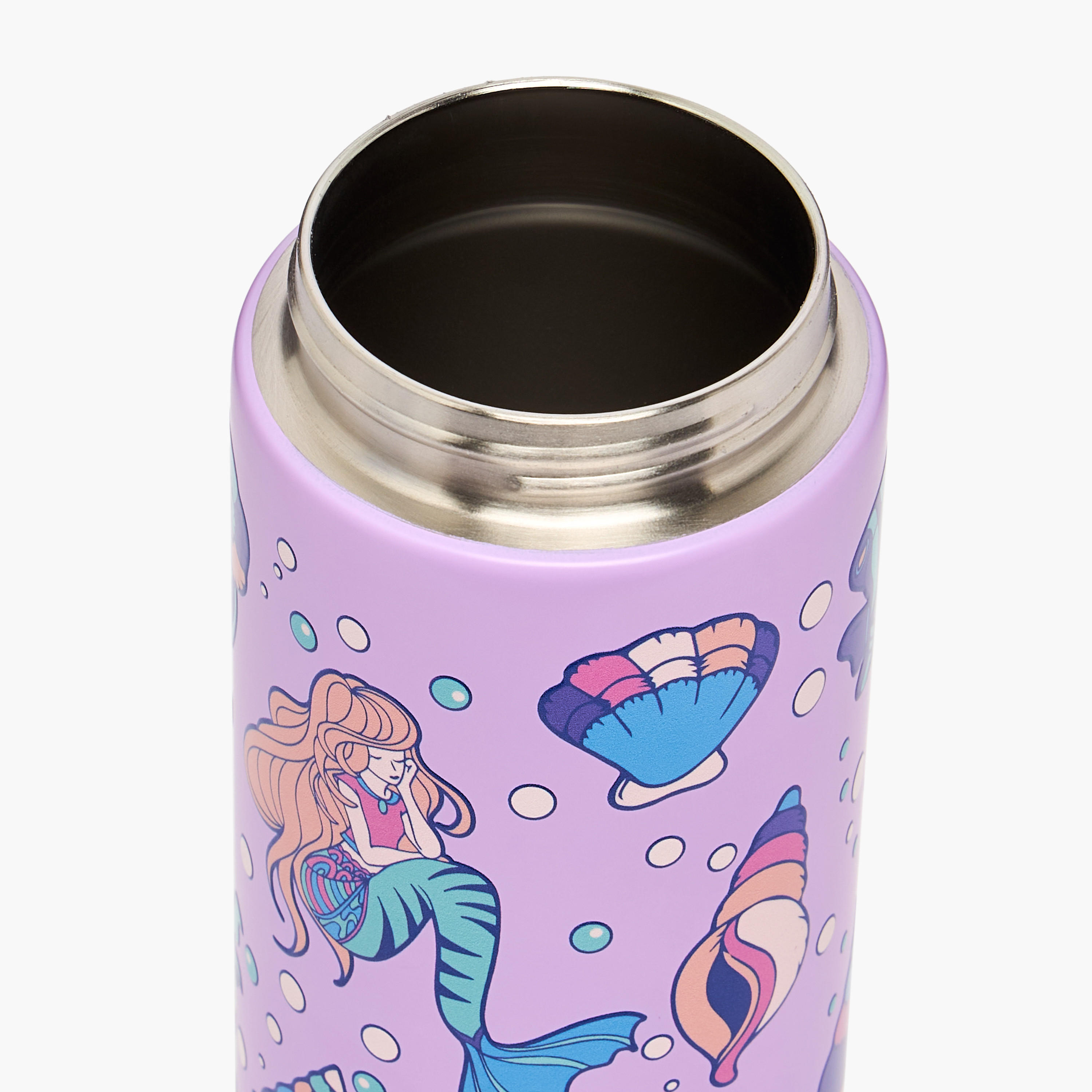 قارورة مياه ستانليس ستيل بفوهة قلابة ومقبض وطبعات من تورسن - 540 مل-school-waterbottles-image-5