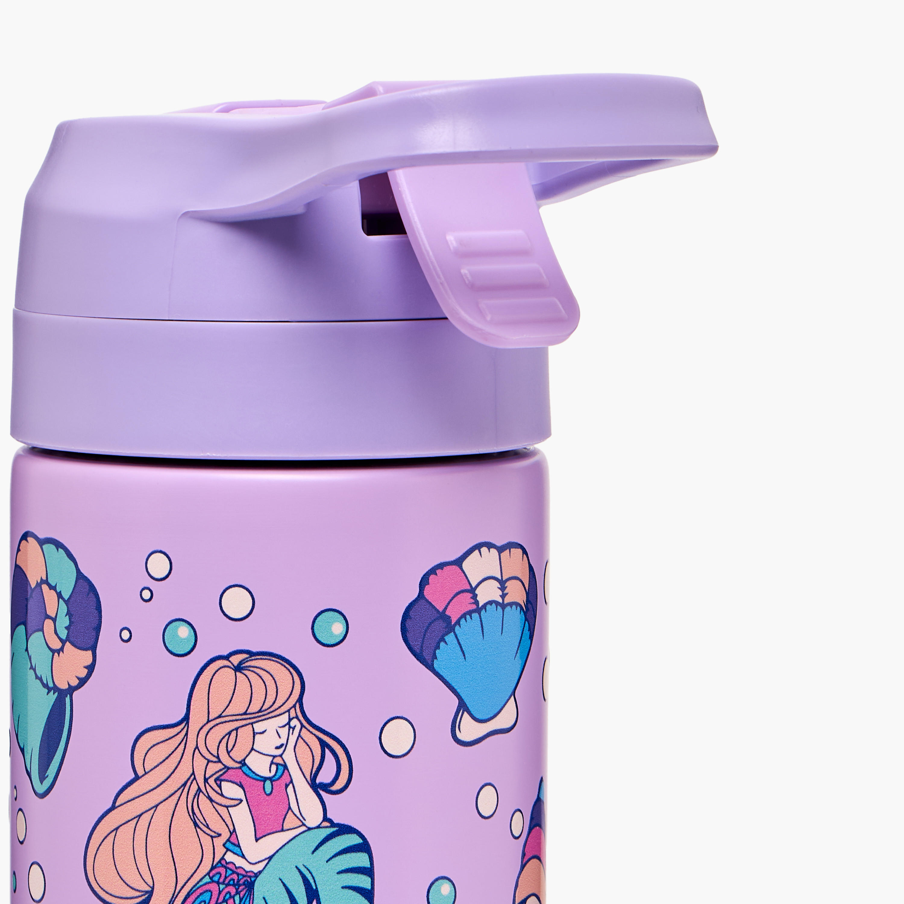 قارورة مياه ستانليس ستيل بفوهة قلابة ومقبض وطبعات من تورسن - 540 مل-school-waterbottles-image-7