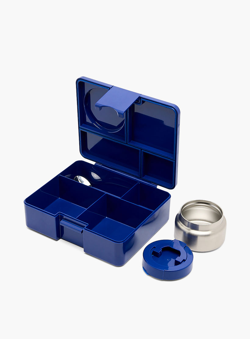 Toursun 4-Compartment Lunch Box for Kids with Food Jar and Cutlery-school-lunchessentials-lunchboxes-image-7