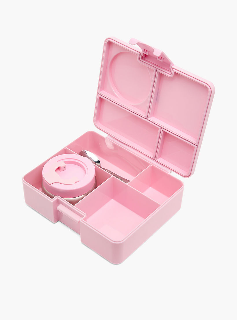 Toursun 4-Compartment Lunch Box for Kids with Food Jar and Cutlery-school-lunchessentials-lunchboxes-image-6