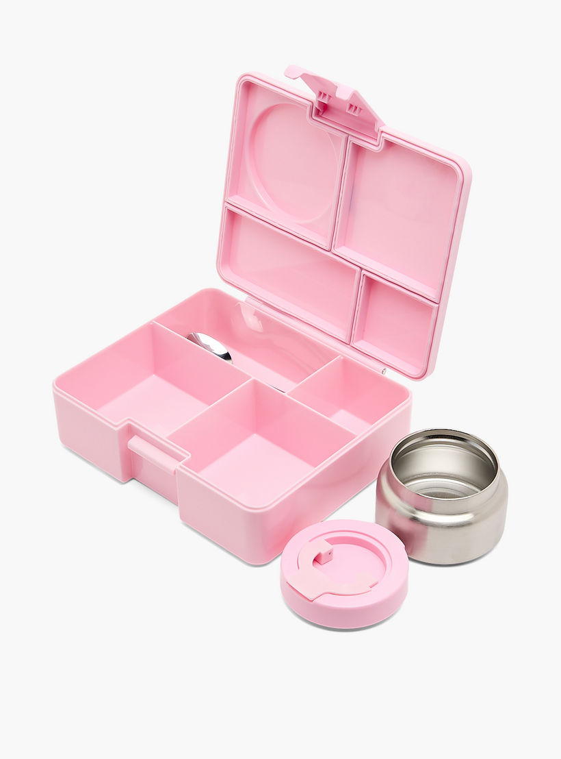 Toursun 4-Compartment Lunch Box for Kids with Food Jar and Cutlery-school-lunchessentials-lunchboxes-image-8